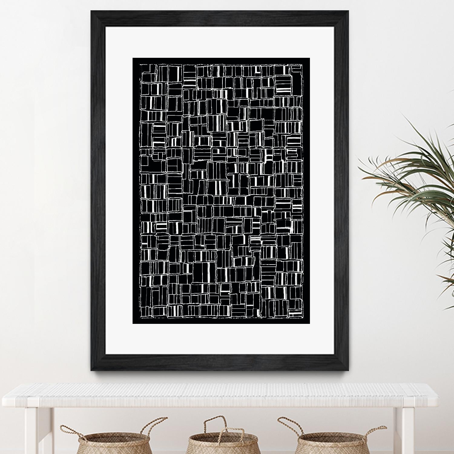 NEON NOIR by Celine Cimon on GIANT ART - black abstract canadian