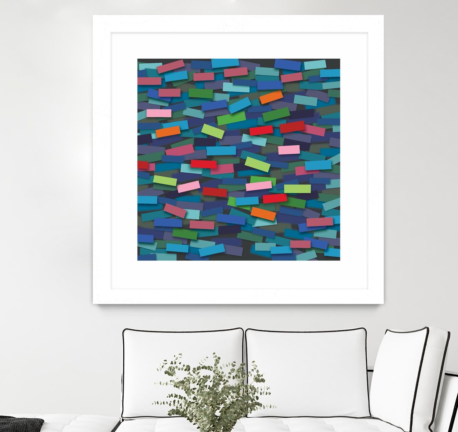 OCEAN- bleu by Celine Cimon on GIANT ART - blue abstract canadian