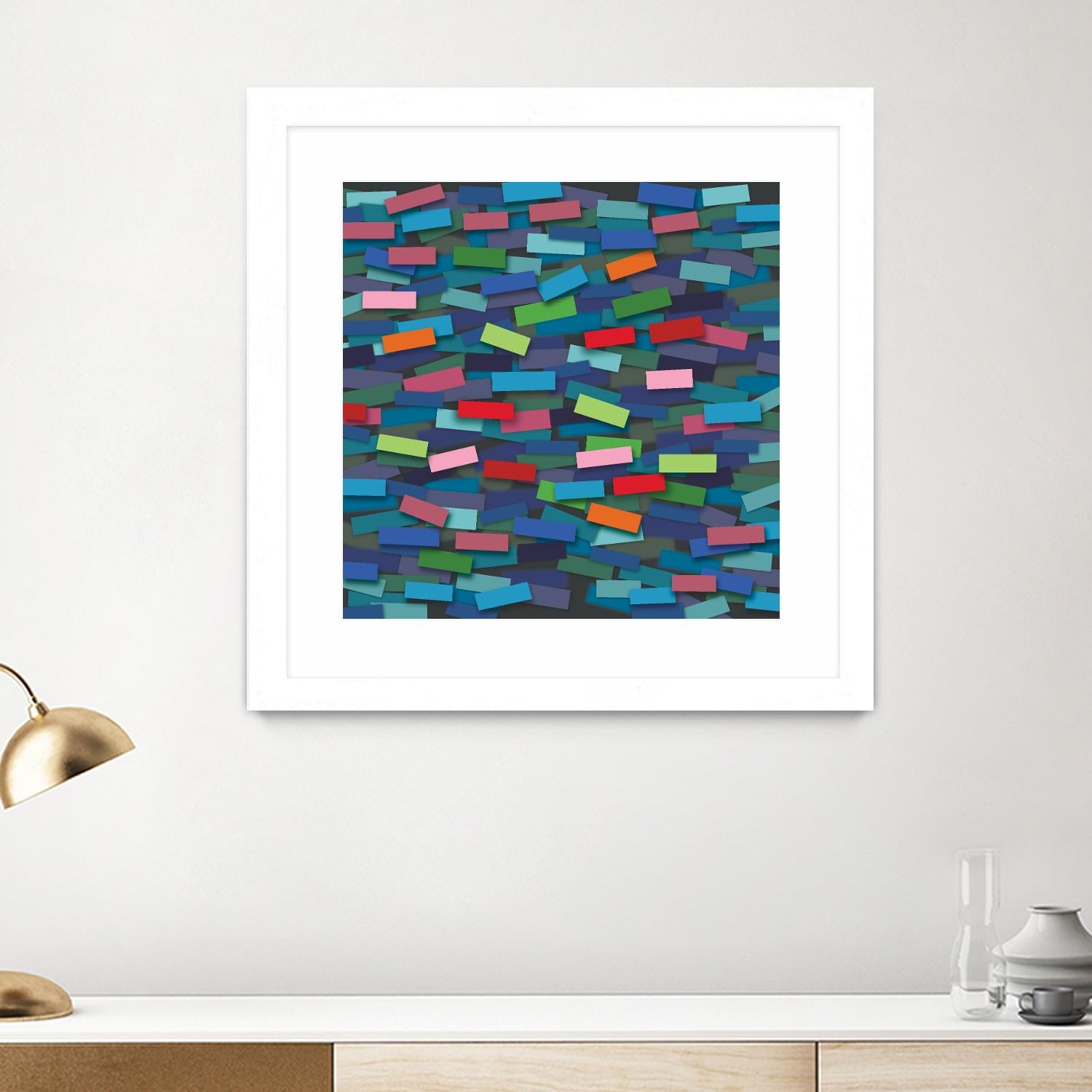 OCEAN- bleu by Celine Cimon on GIANT ART - blue abstract canadian