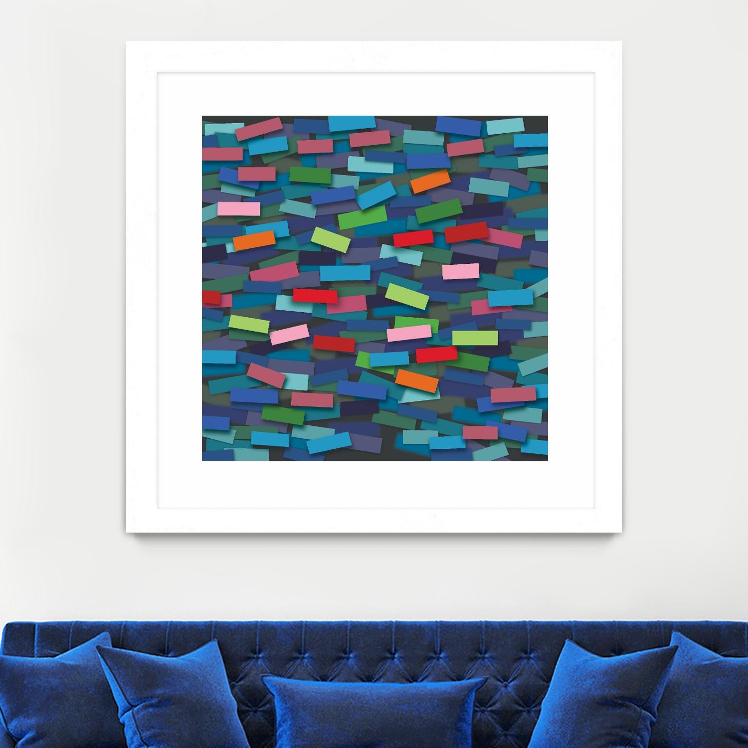 OCEAN- bleu by Celine Cimon on GIANT ART - blue abstract canadian