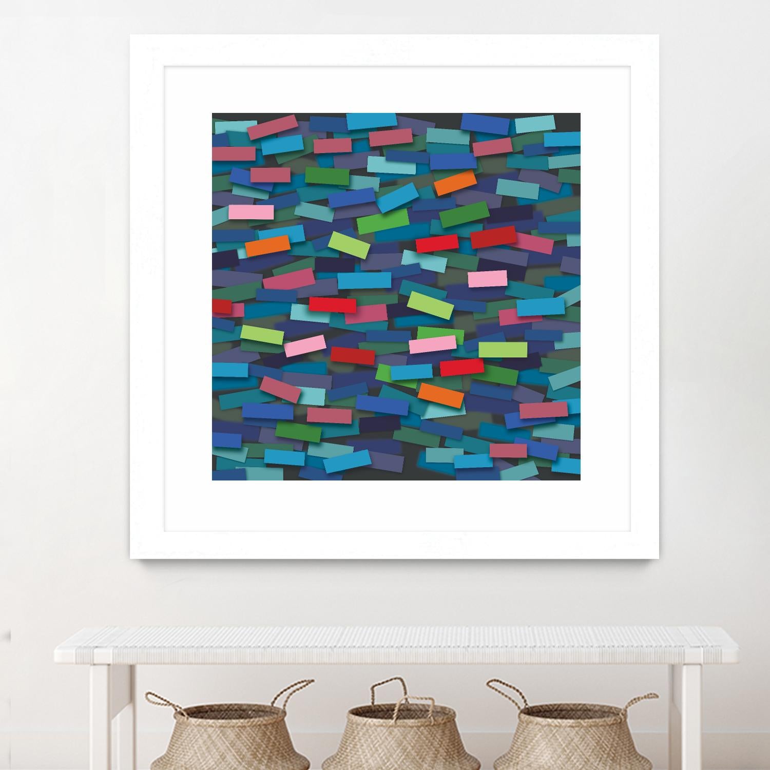 OCEAN- bleu by Celine Cimon on GIANT ART - blue abstract canadian