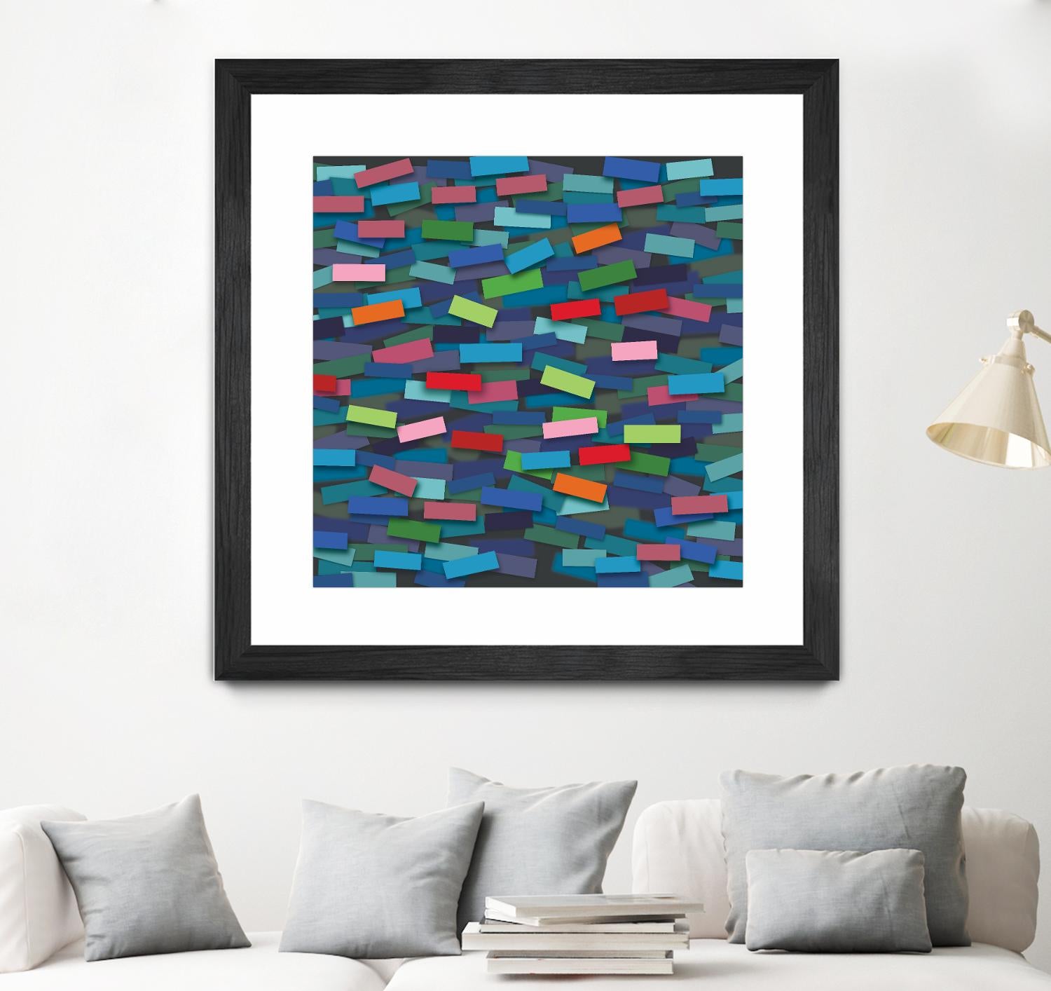 OCEAN- bleu by Celine Cimon on GIANT ART - blue abstract canadian