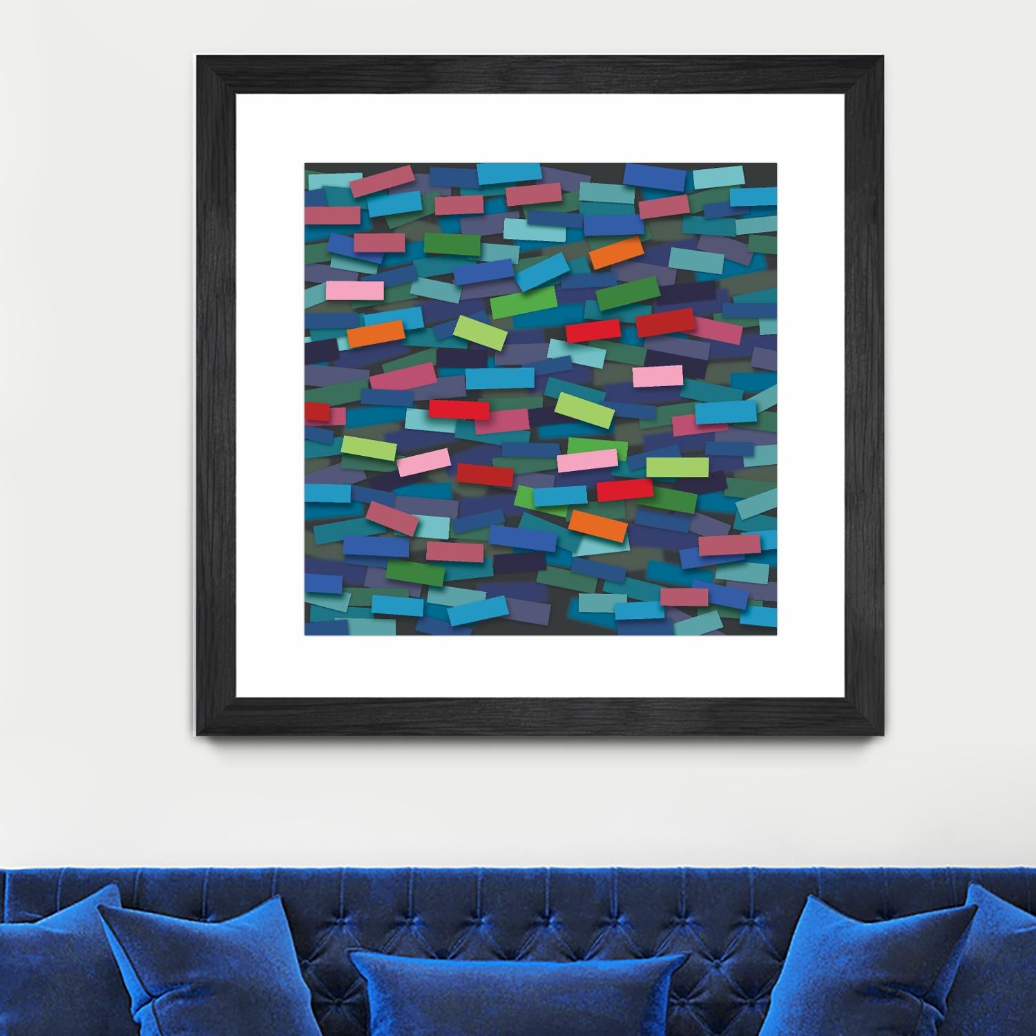 OCEAN- bleu by Celine Cimon on GIANT ART - blue abstract canadian