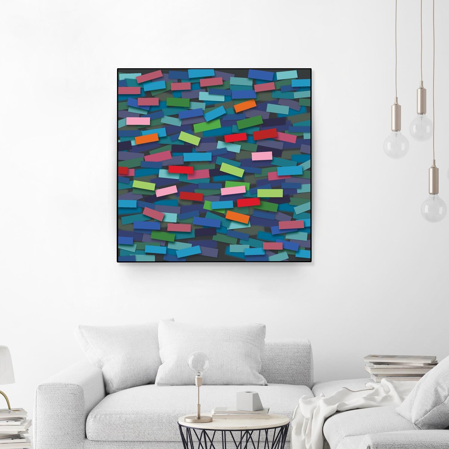 OCEAN- bleu by Celine Cimon on GIANT ART - blue abstract canadian