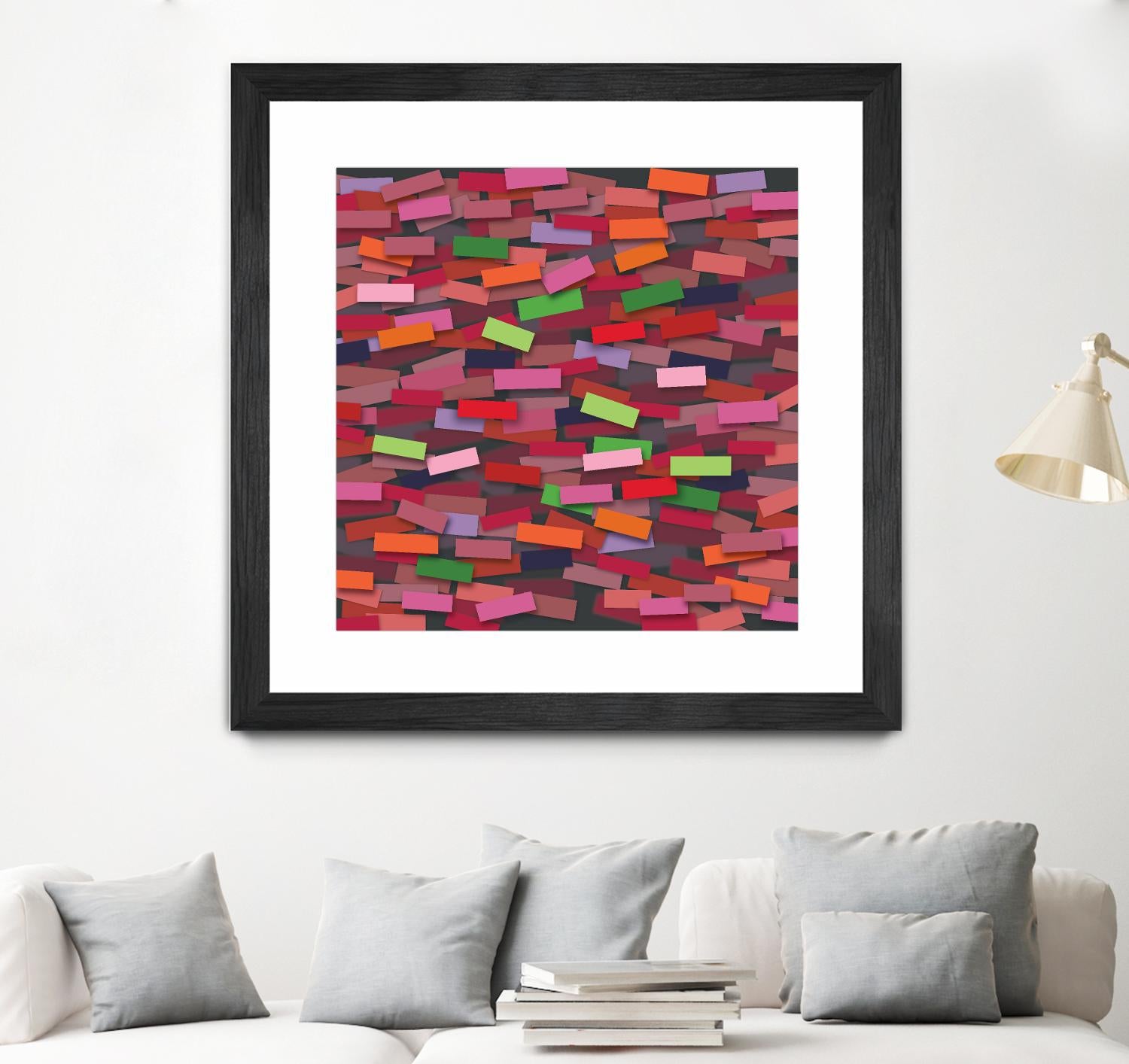 OCEAN- rouge by Celine Cimon on GIANT ART - red abstract canadian artist