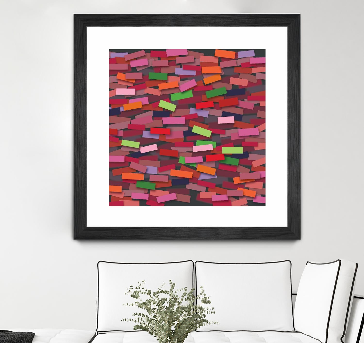 OCEAN- rouge by Celine Cimon on GIANT ART - red abstract canadian artist