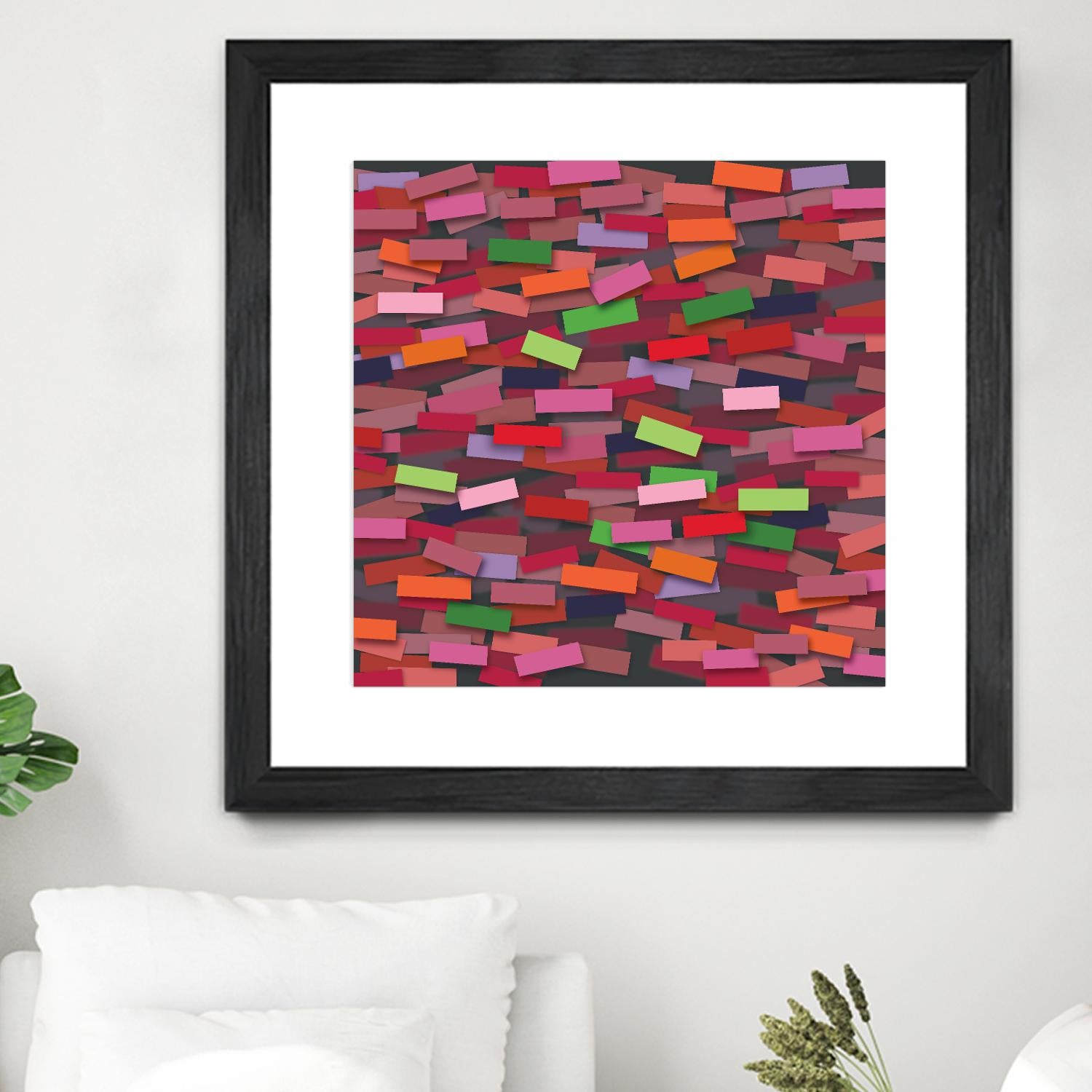 OCEAN- rouge by Celine Cimon on GIANT ART - red abstract canadian artist