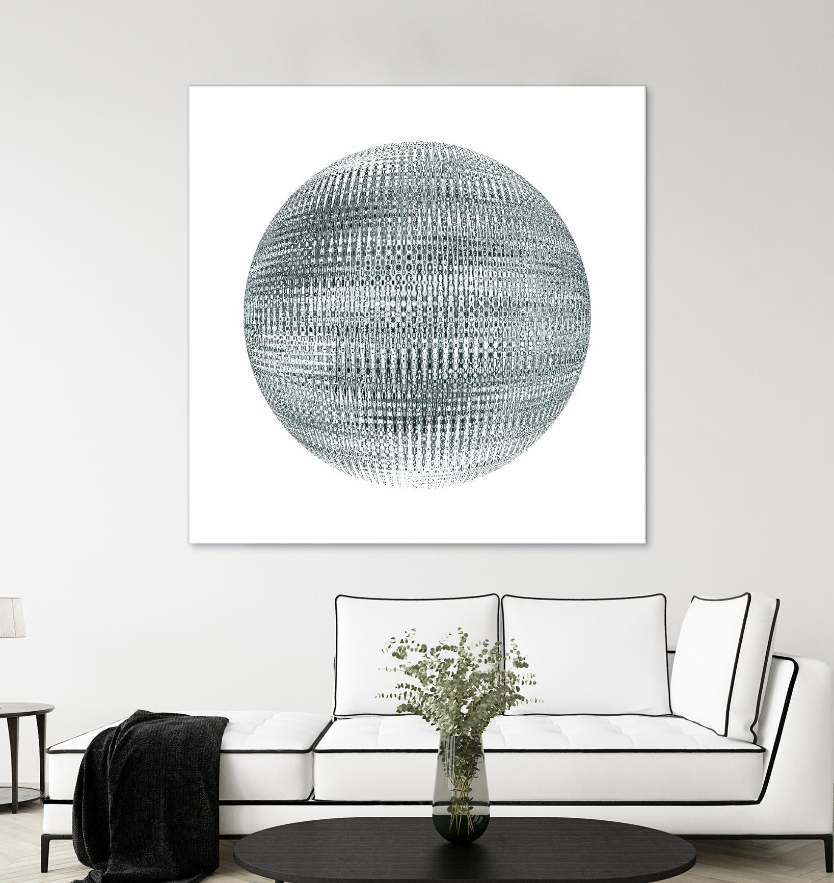 ORB - fond blanc by Celine Cimon on GIANT ART - white abstract canadian artist