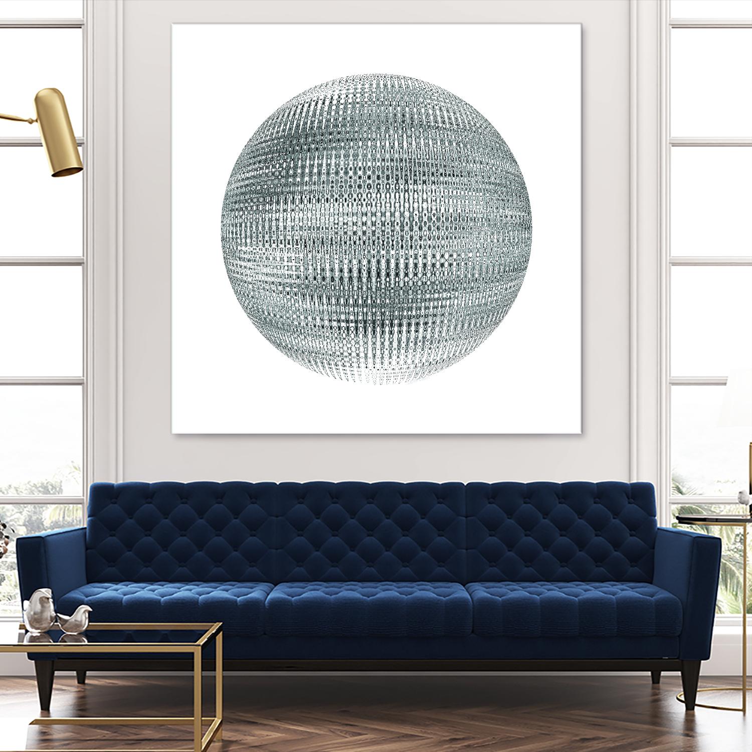 ORB - fond blanc by Celine Cimon on GIANT ART - white abstract canadian artist