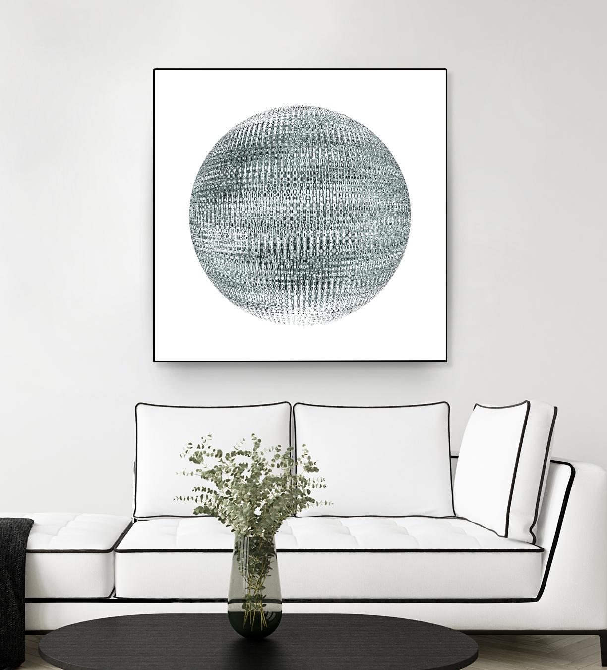 ORB - fond blanc by Celine Cimon on GIANT ART - white abstract canadian artist