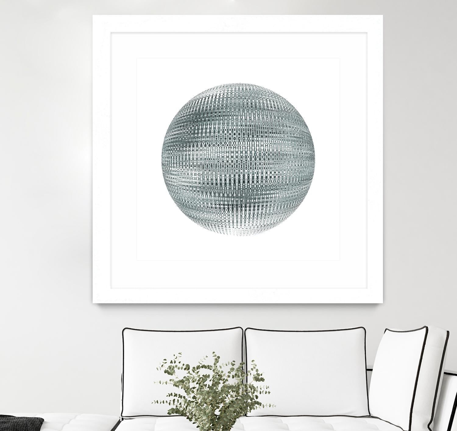 ORB - fond blanc by Celine Cimon on GIANT ART - white abstract canadian artist