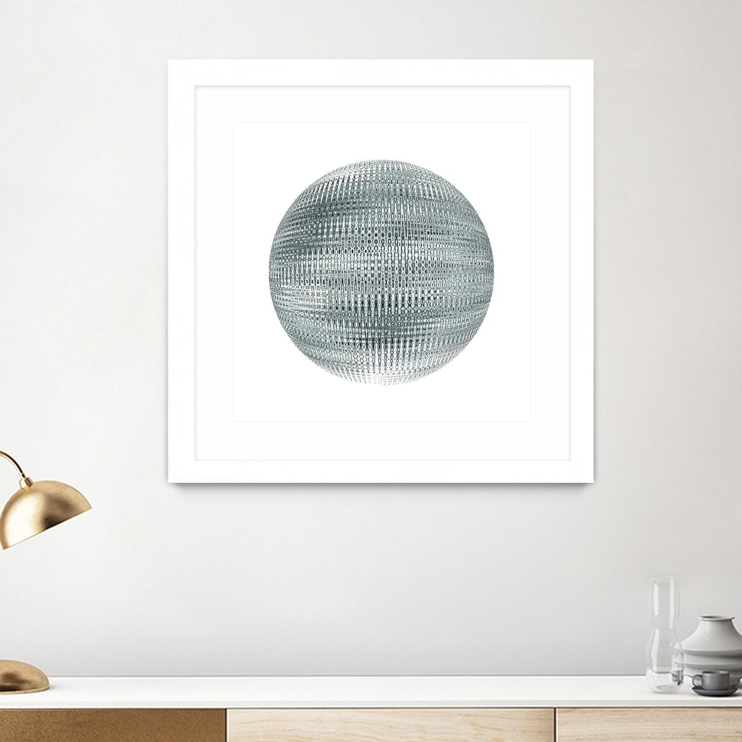 ORB - fond blanc by Celine Cimon on GIANT ART - white abstract canadian artist