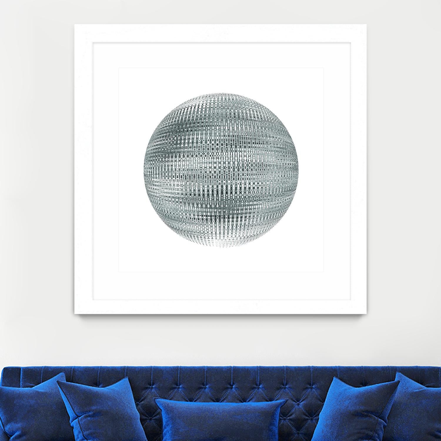ORB - fond blanc by Celine Cimon on GIANT ART - white abstract canadian artist