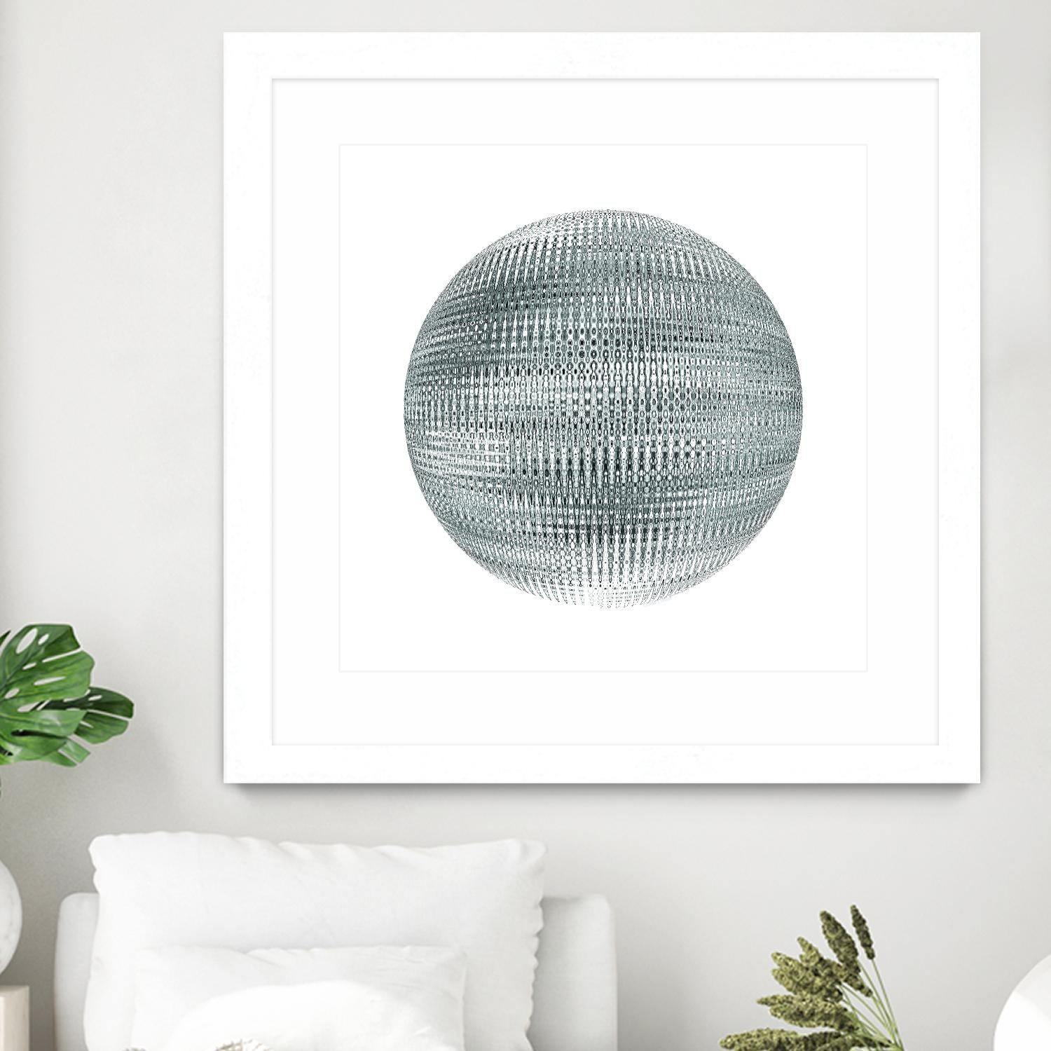 ORB - fond blanc by Celine Cimon on GIANT ART - white abstract canadian artist