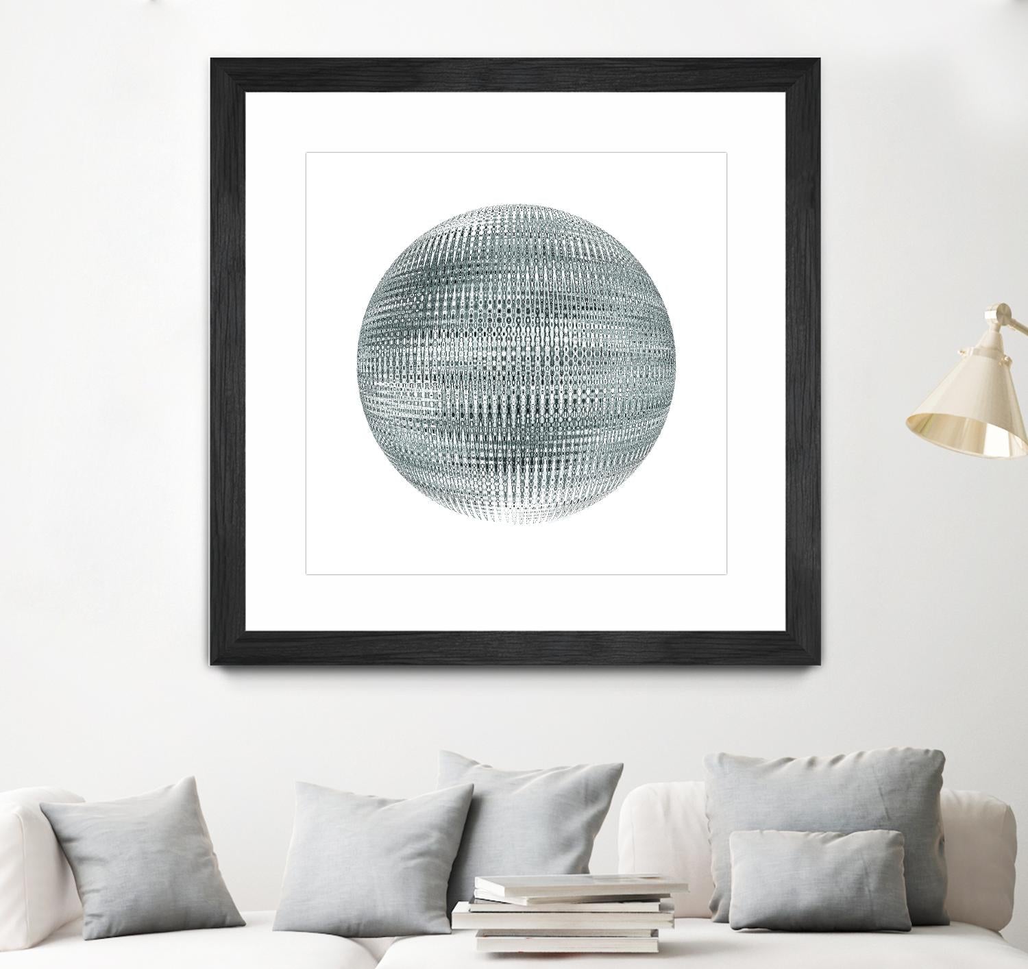 ORB - fond blanc by Celine Cimon on GIANT ART - white abstract canadian artist