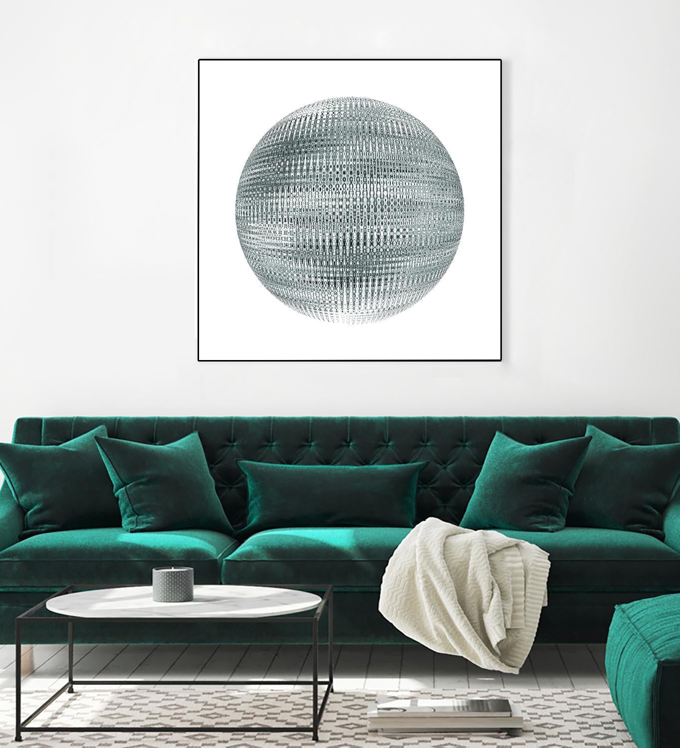 ORB - fond blanc by Celine Cimon on GIANT ART - white abstract canadian artist