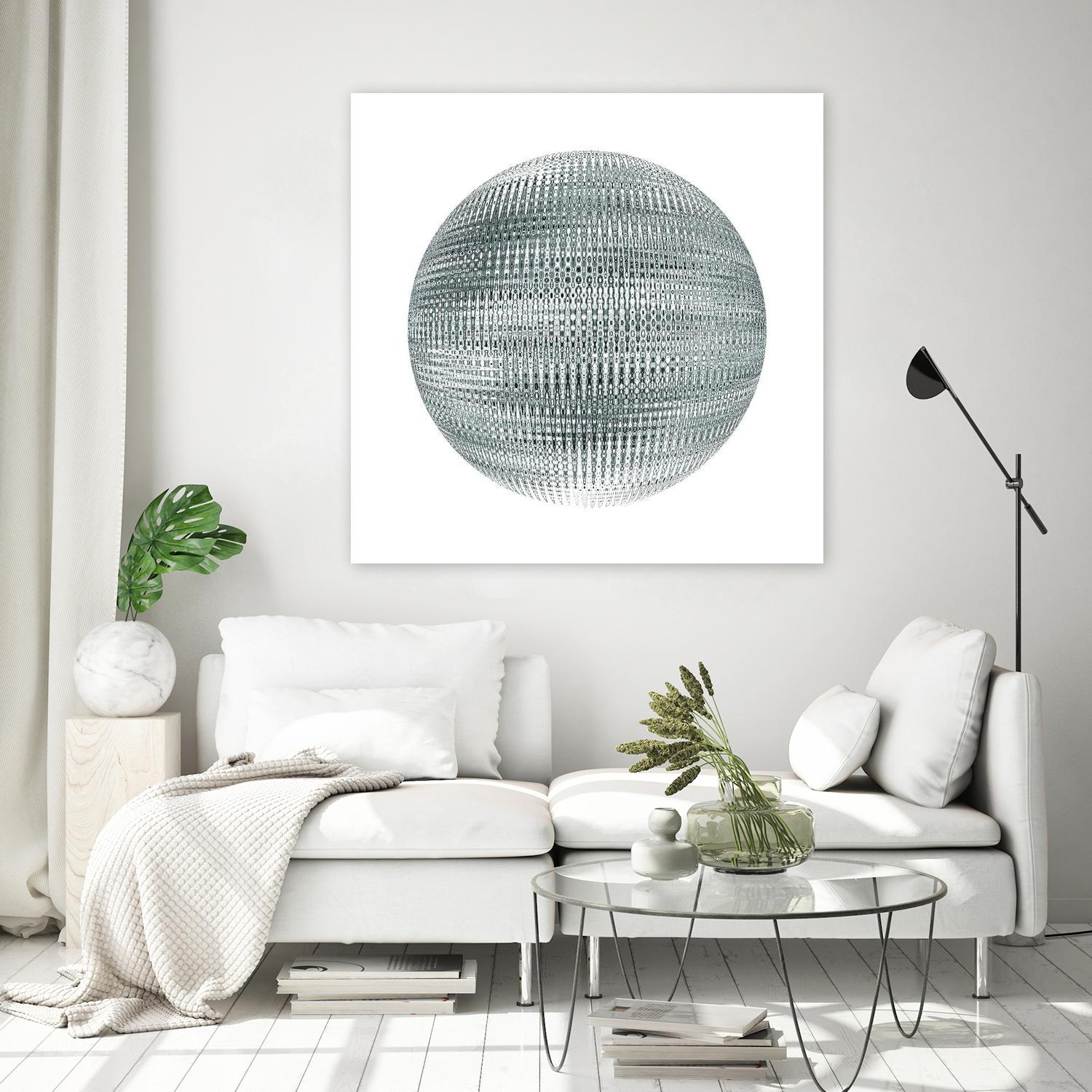 ORB - fond blanc by Celine Cimon on GIANT ART - white abstract canadian artist