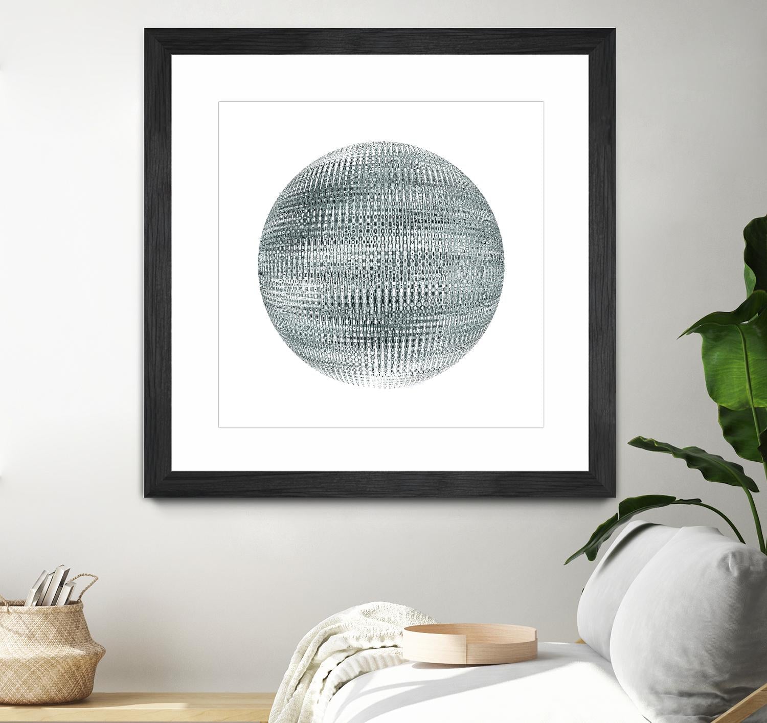 ORB - fond blanc by Celine Cimon on GIANT ART - white abstract canadian artist