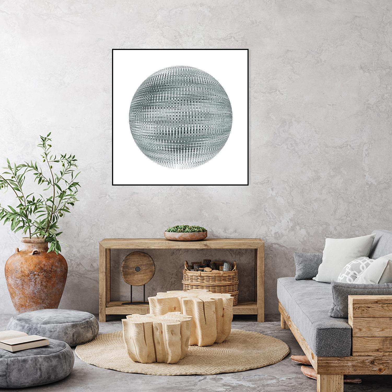 ORB - fond blanc by Celine Cimon on GIANT ART - white abstract canadian artist