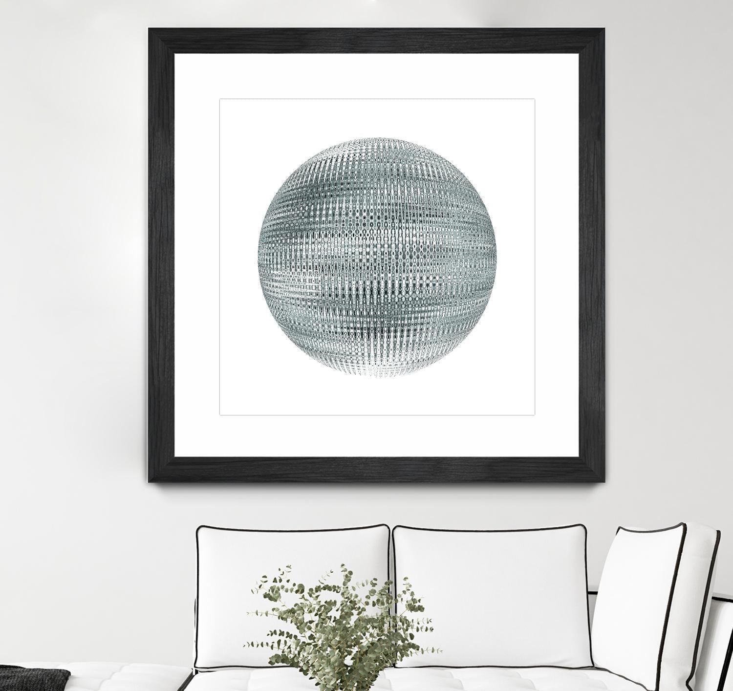 ORB - fond blanc by Celine Cimon on GIANT ART - white abstract canadian artist