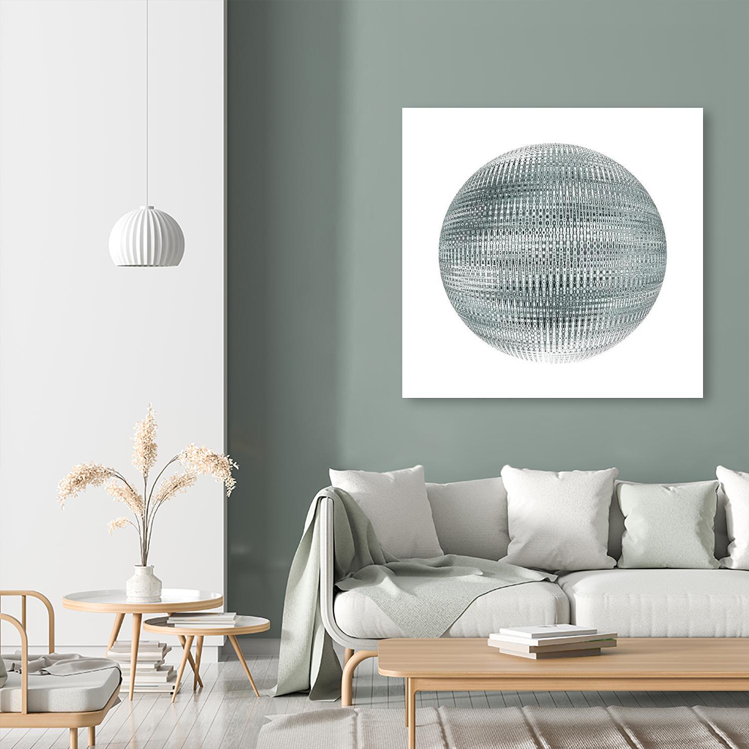 ORB - fond blanc by Celine Cimon on GIANT ART - white abstract canadian artist