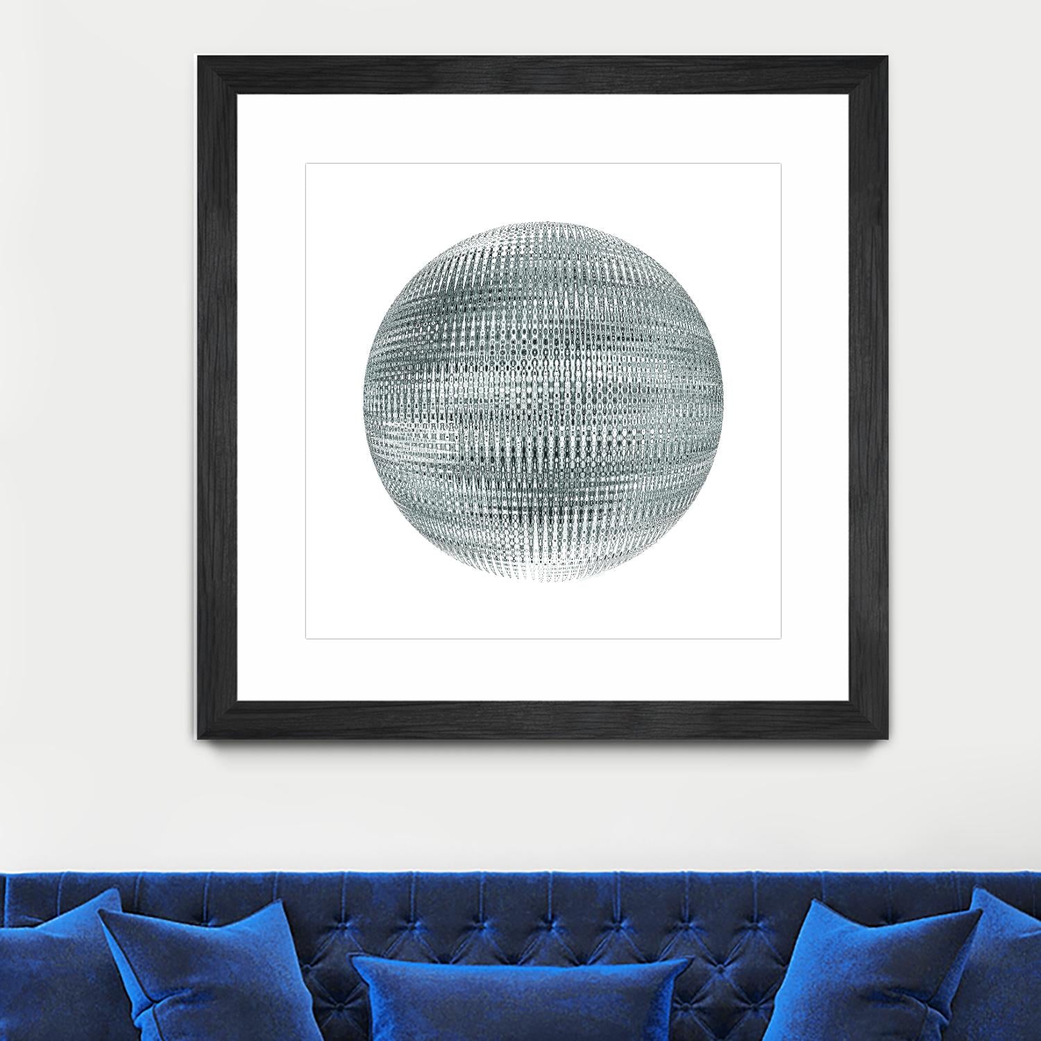ORB - fond blanc by Celine Cimon on GIANT ART - white abstract canadian artist