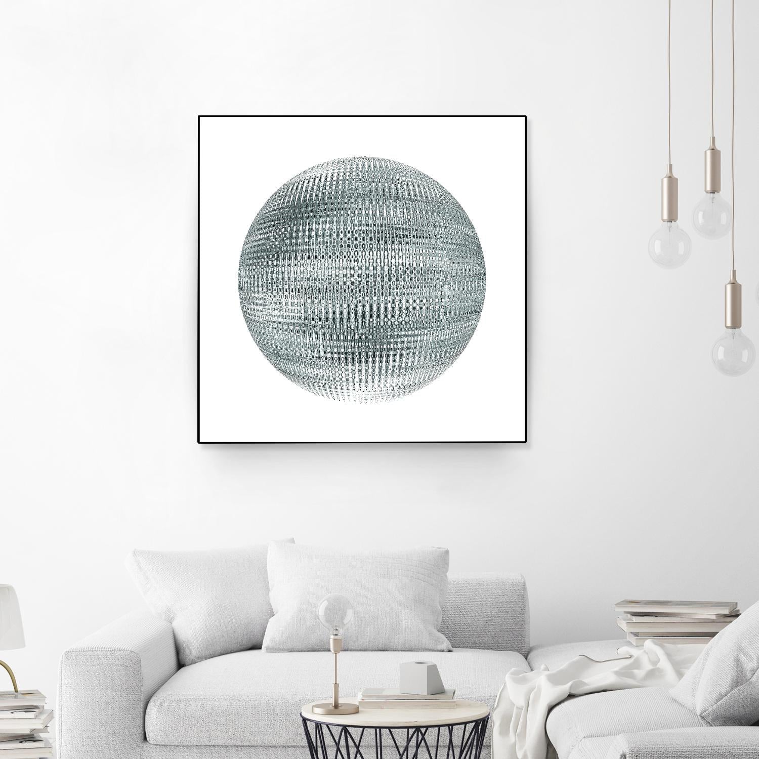 ORB - fond blanc by Celine Cimon on GIANT ART - white abstract canadian artist