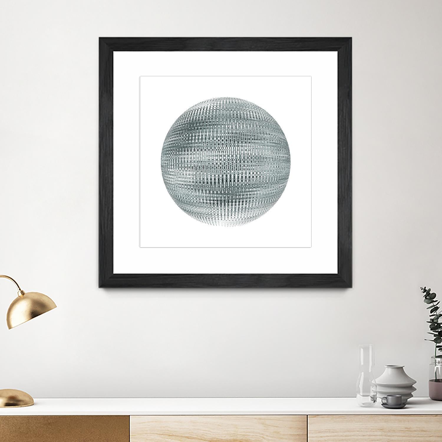 ORB - fond blanc by Celine Cimon on GIANT ART - white abstract canadian artist