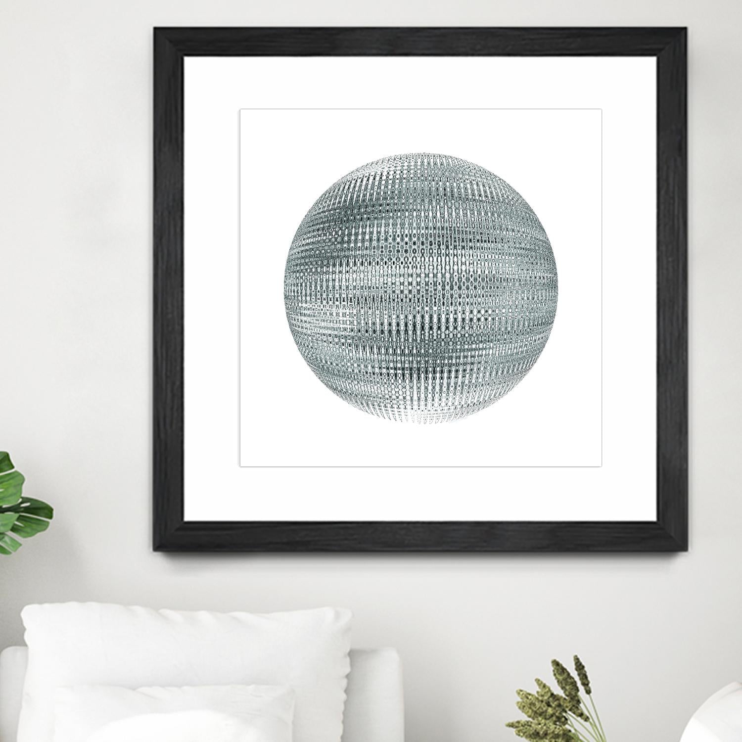 ORB - fond blanc by Celine Cimon on GIANT ART - white abstract canadian artist