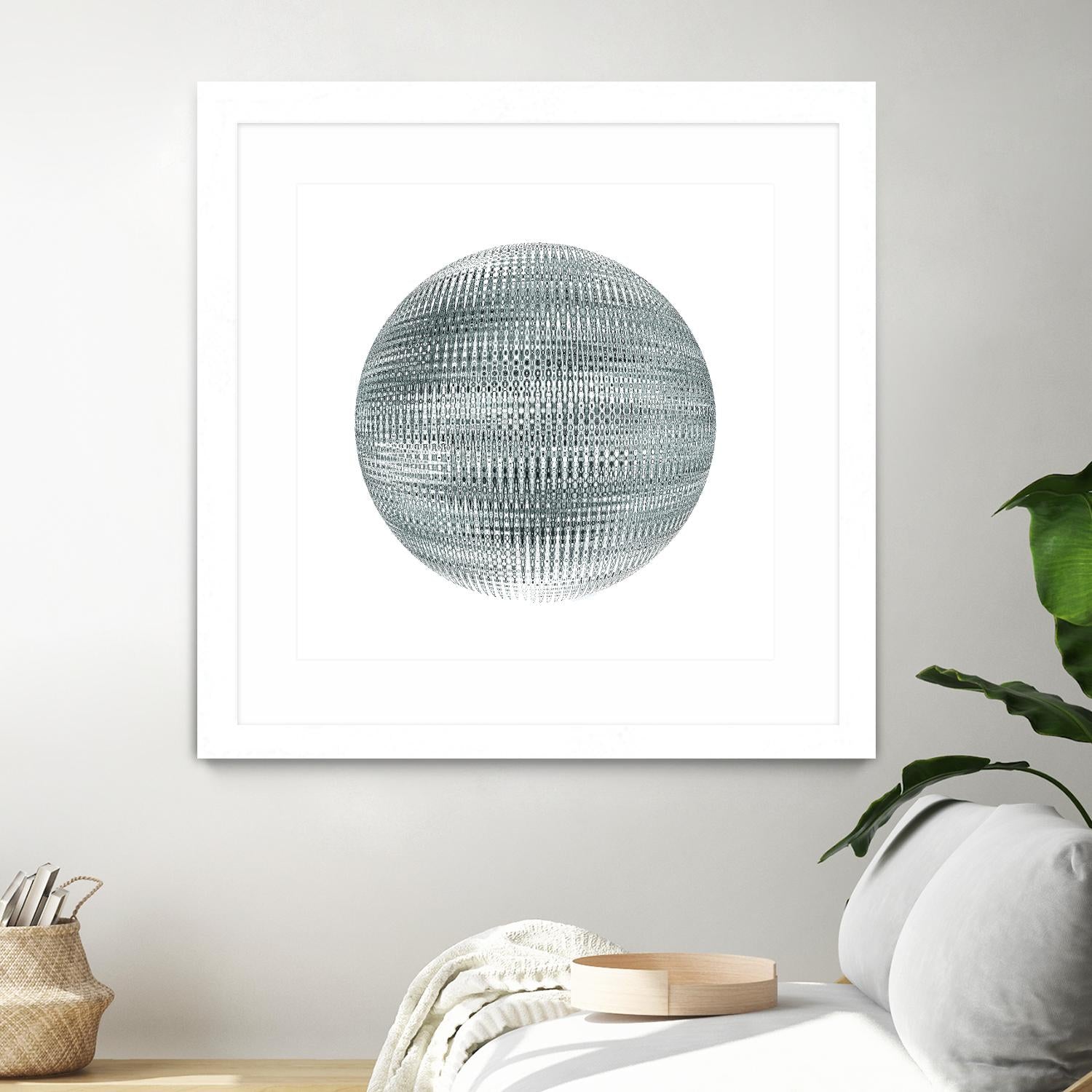 ORB - fond blanc by Celine Cimon on GIANT ART - white abstract canadian artist