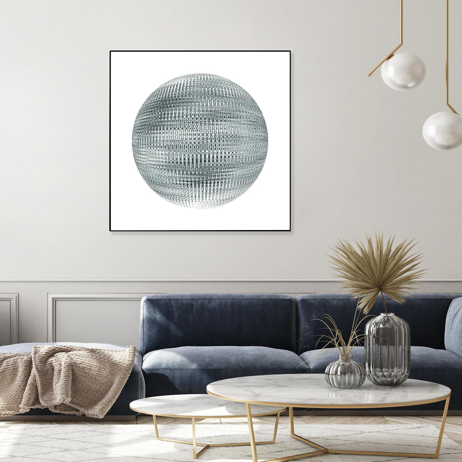 ORB - fond blanc by Celine Cimon on GIANT ART - white abstract canadian artist
