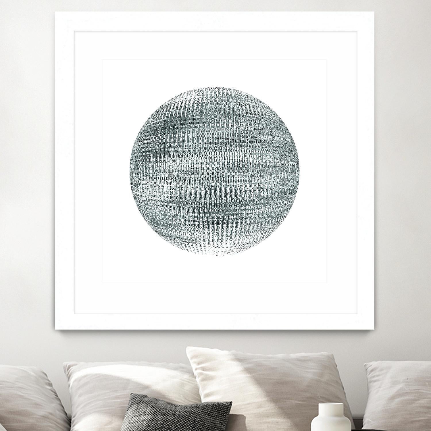 ORB - fond blanc by Celine Cimon on GIANT ART - white abstract canadian artist