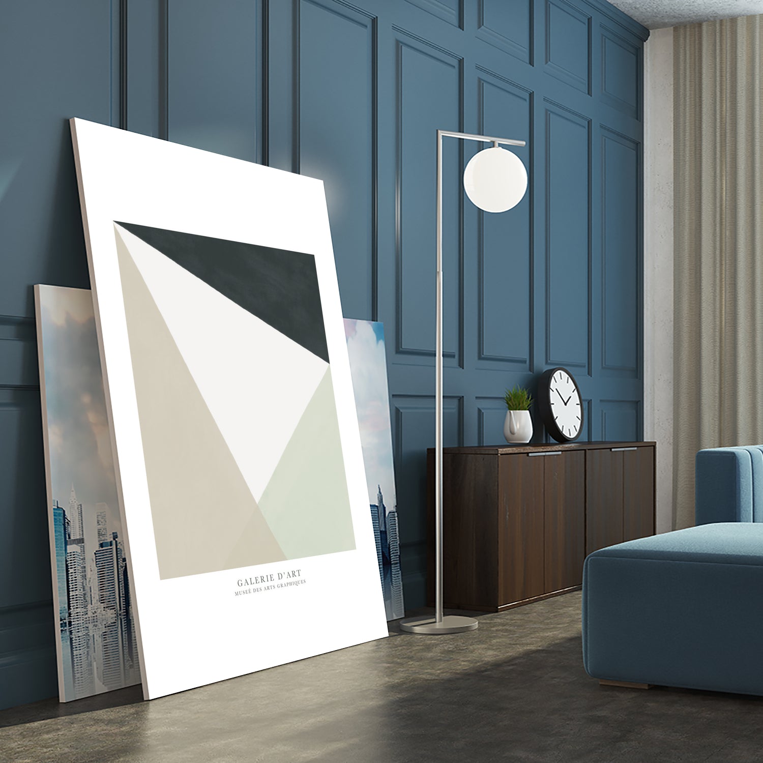 Art Graphique I by M Studio on GIANT ART - beige scandinavian