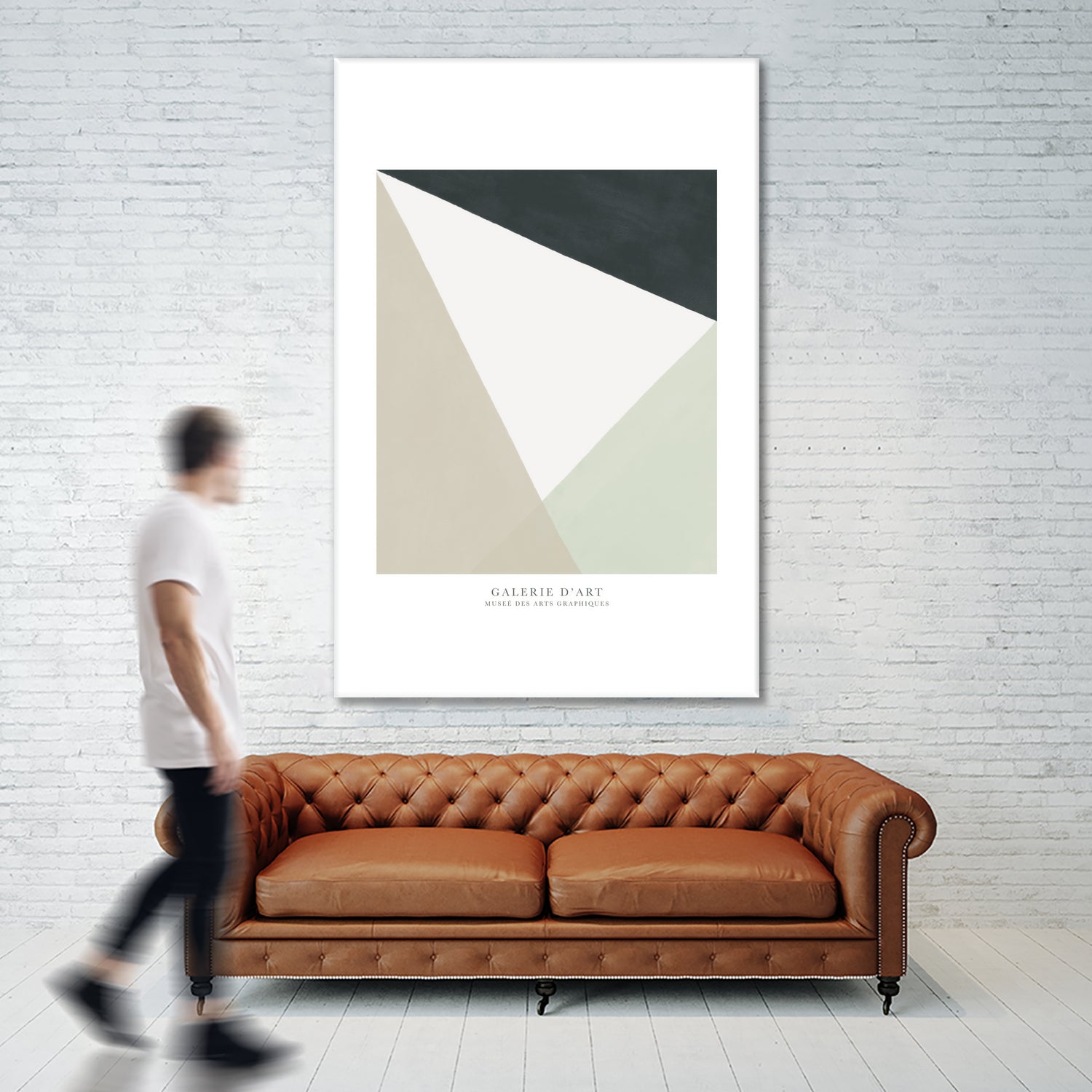 Art Graphique I by M Studio on GIANT ART - beige scandinavian