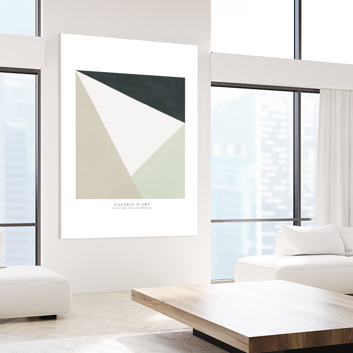 Art Graphique I by M Studio on GIANT ART - beige scandinavian