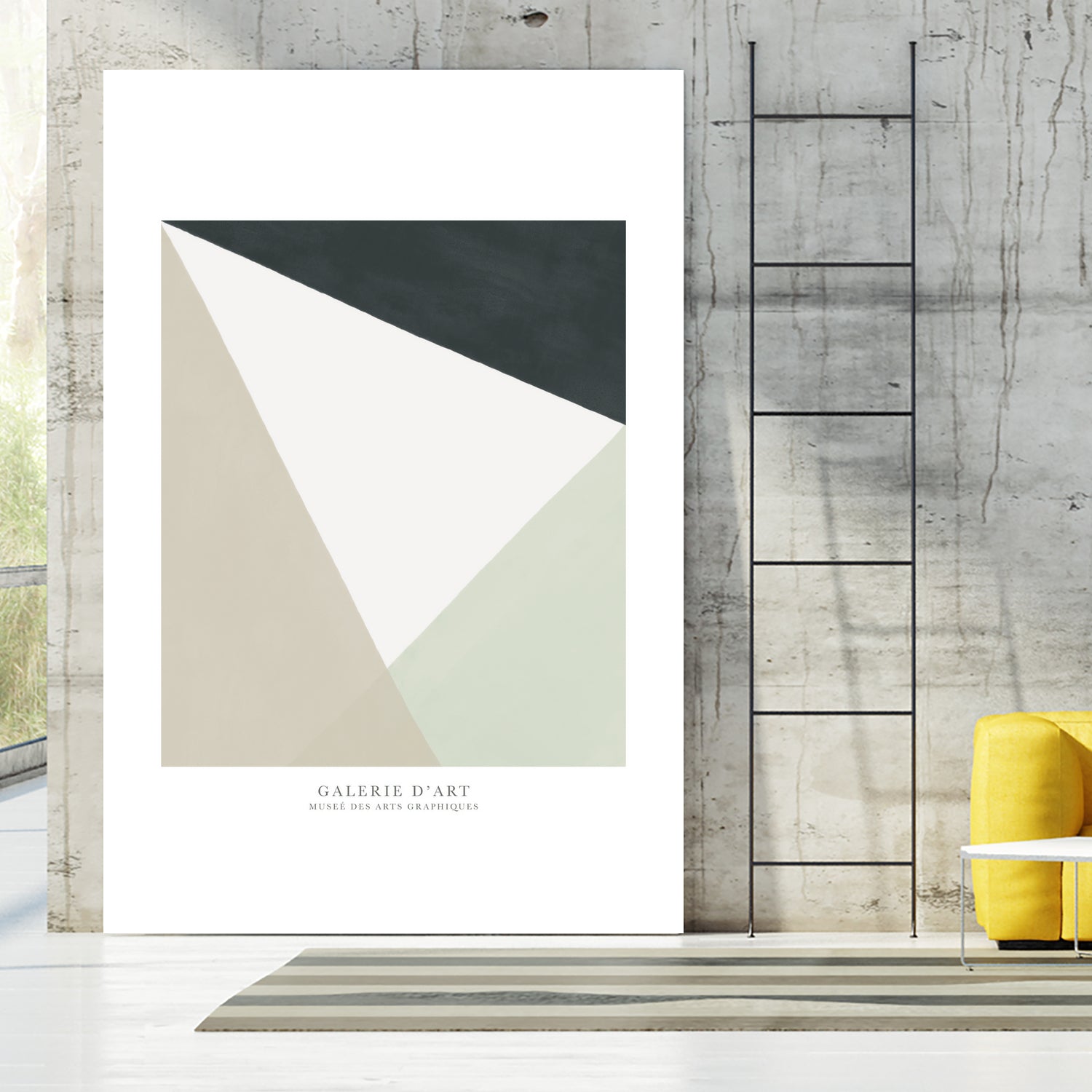 Art Graphique I by M Studio on GIANT ART - beige scandinavian