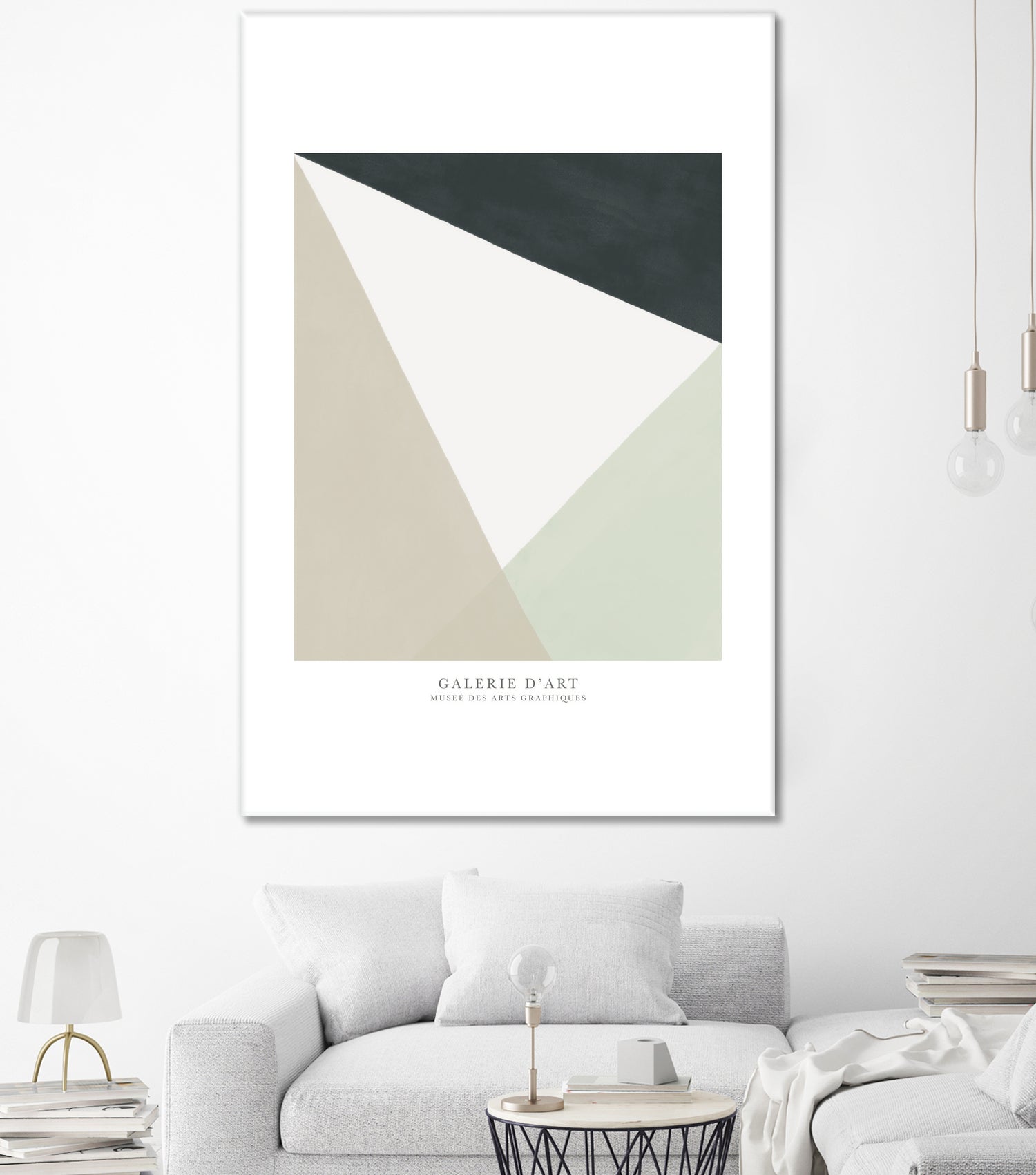 Art Graphique I by M Studio on GIANT ART - beige scandinavian