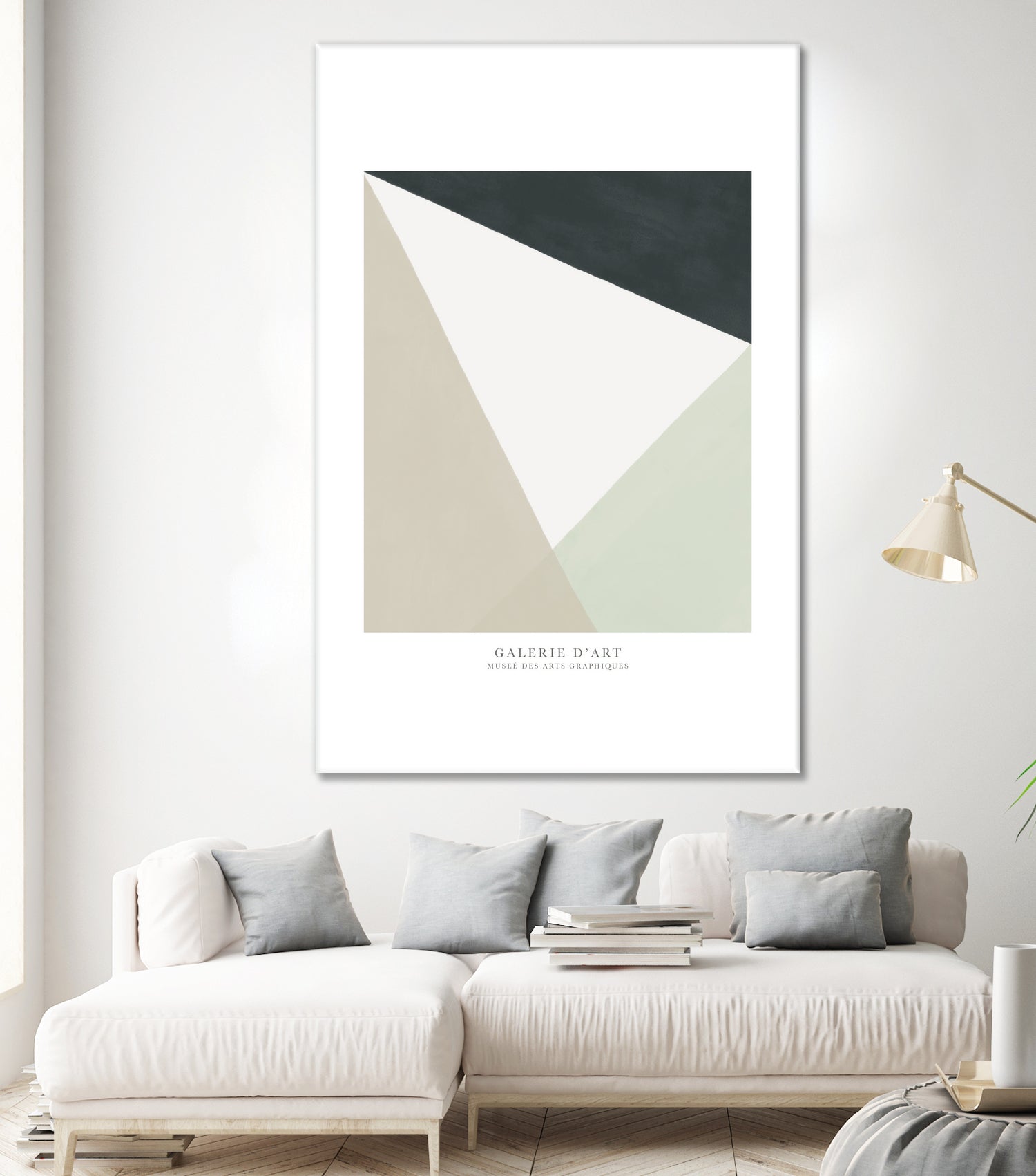 Art Graphique I by M Studio on GIANT ART - beige scandinavian