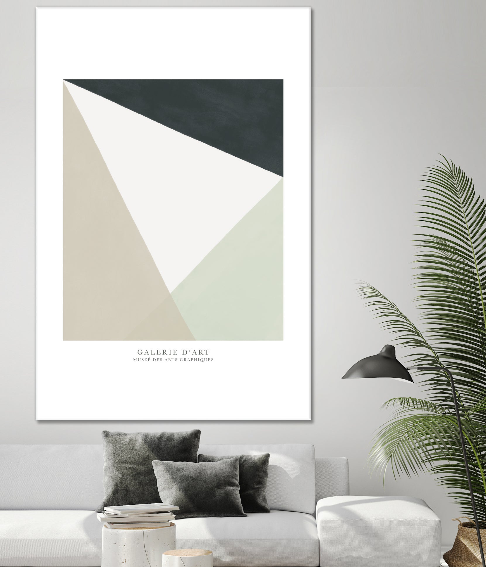 Art Graphique I by M Studio on GIANT ART - beige scandinavian