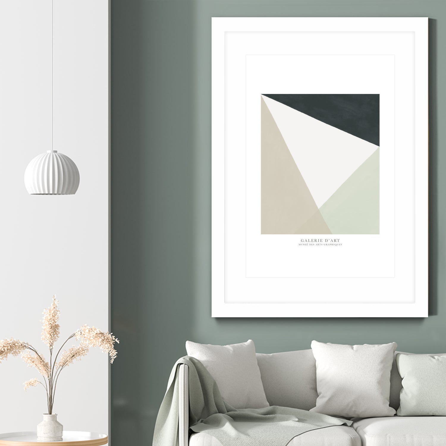 Art Graphique I by M Studio on GIANT ART - beige scandinavian