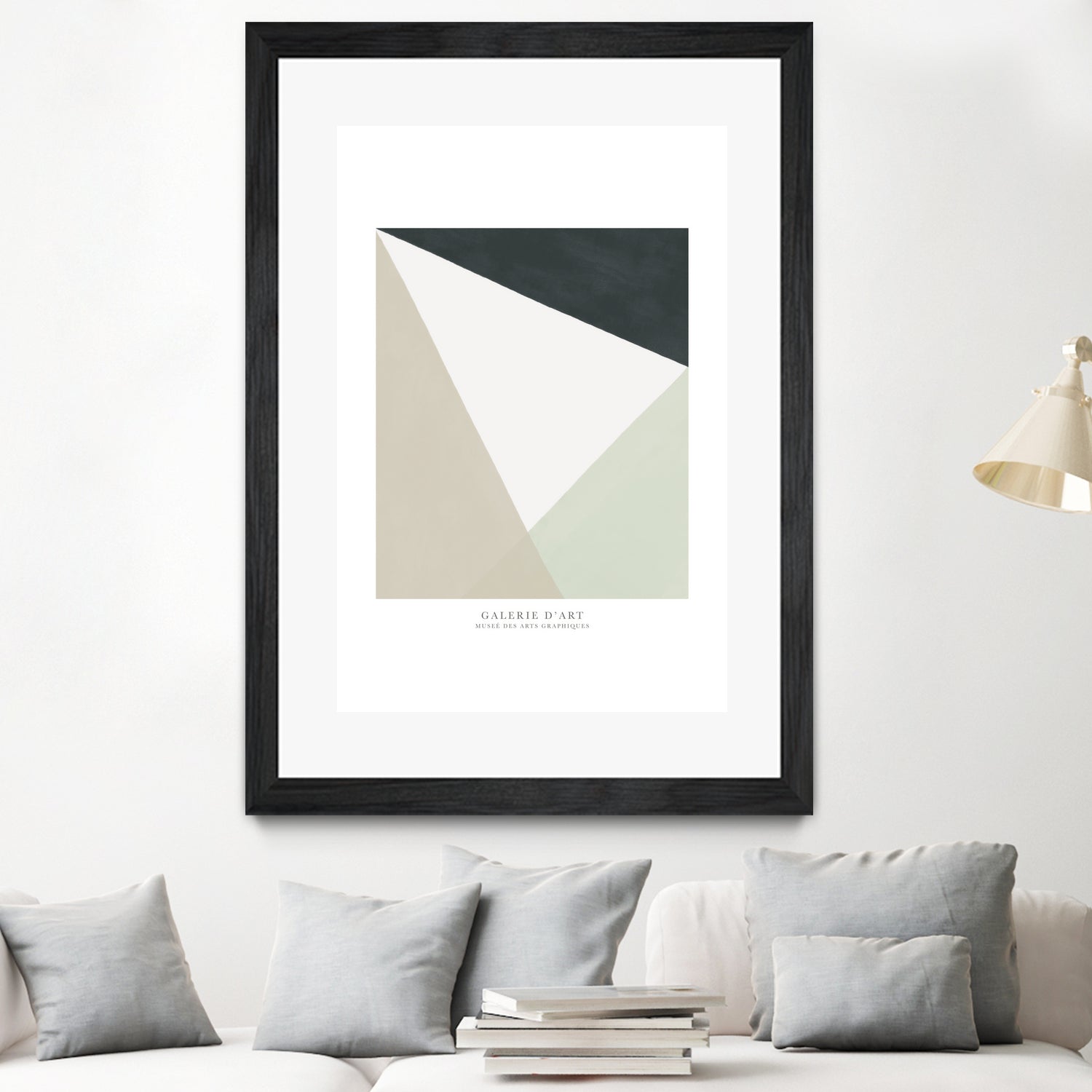 Art Graphique I by M Studio on GIANT ART - beige scandinavian