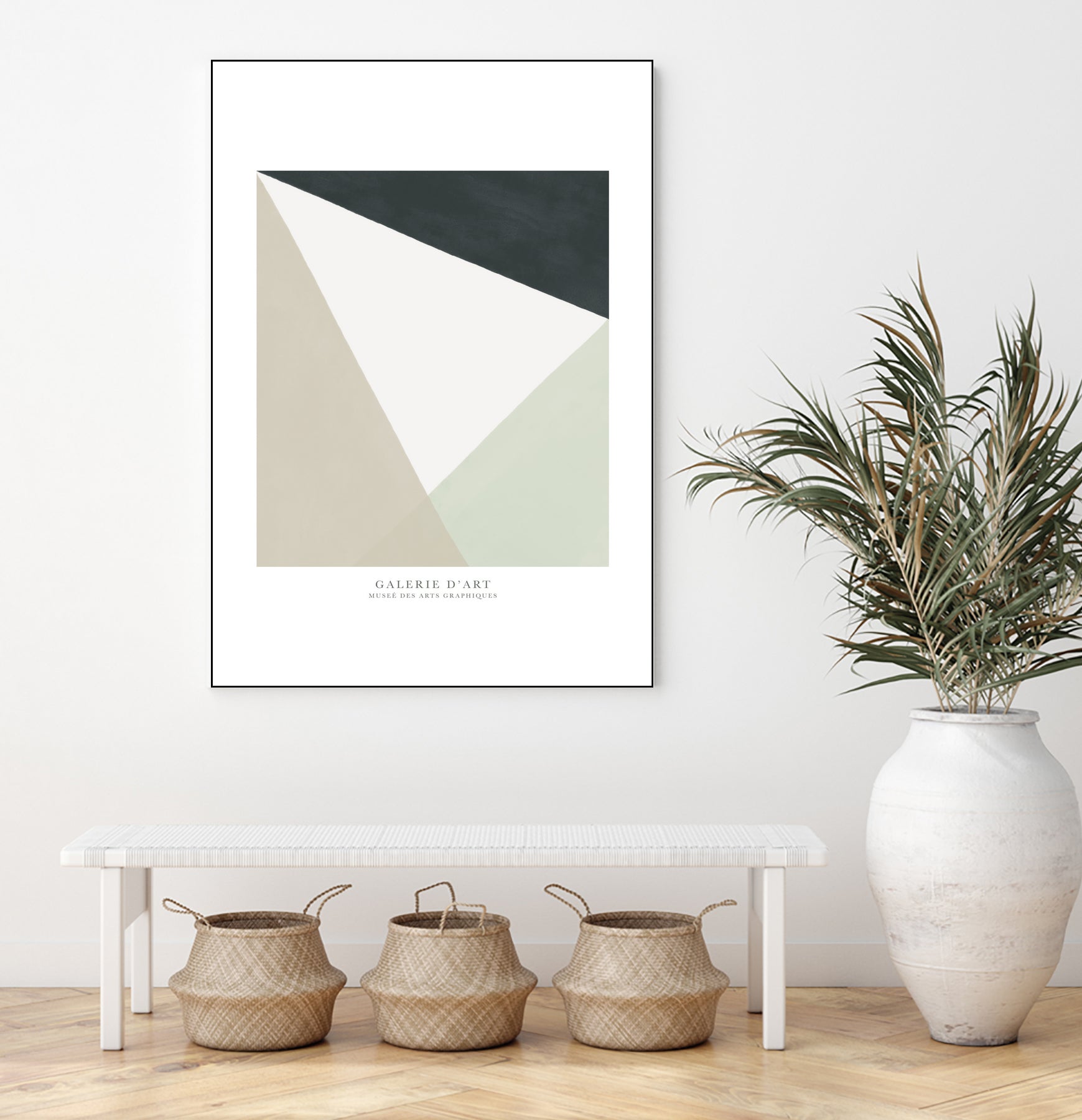 Art Graphique I by M Studio on GIANT ART - beige scandinavian