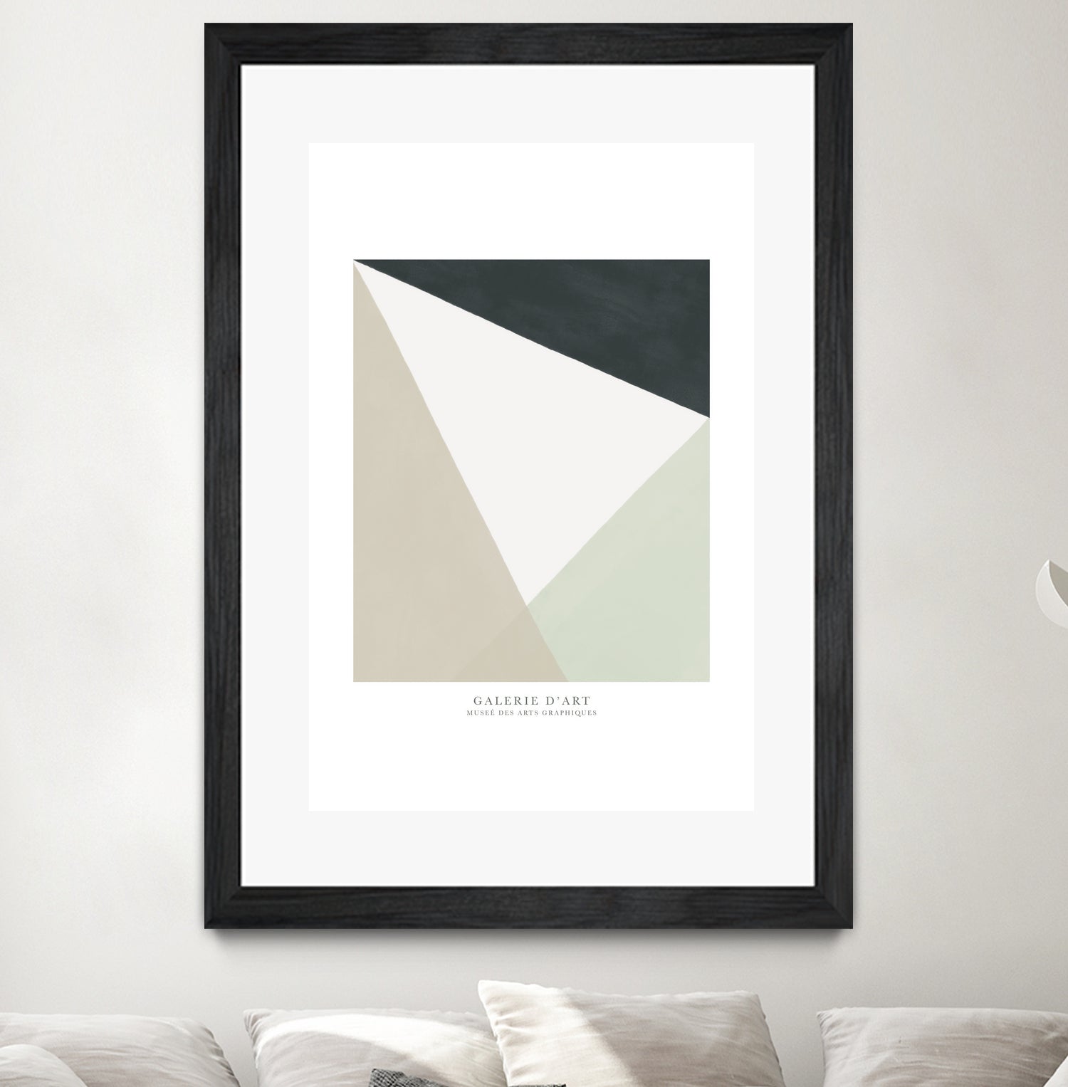 Art Graphique I by M Studio on GIANT ART - beige scandinavian