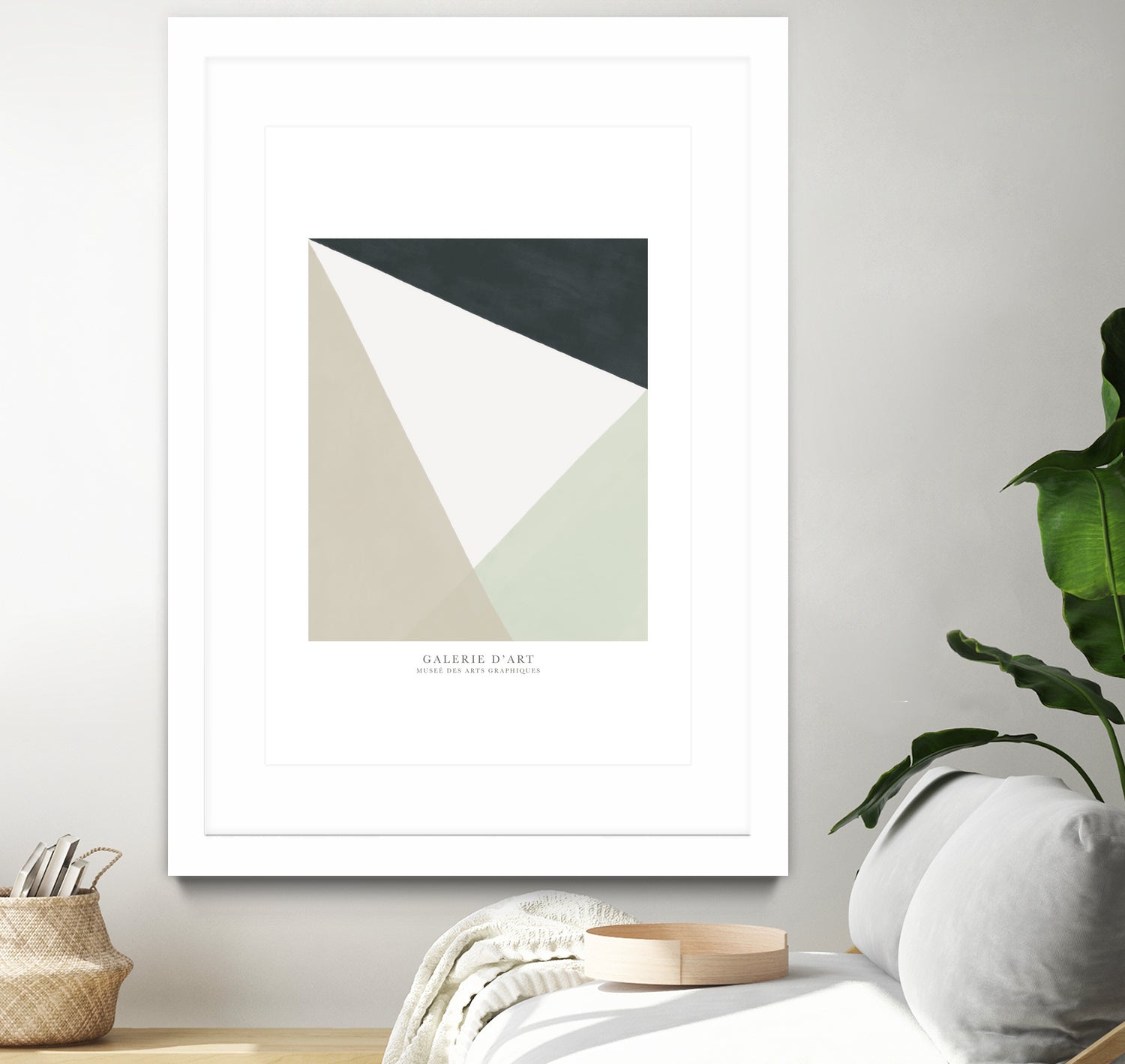 Art Graphique I by M Studio on GIANT ART - beige scandinavian