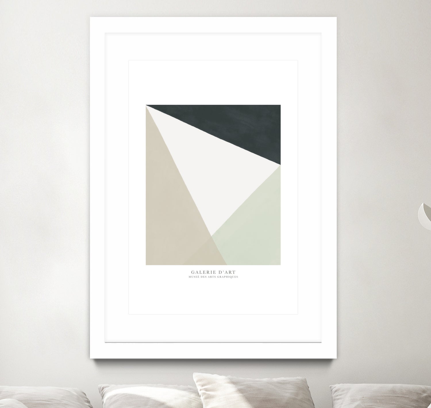 Art Graphique I by M Studio on GIANT ART - beige scandinavian