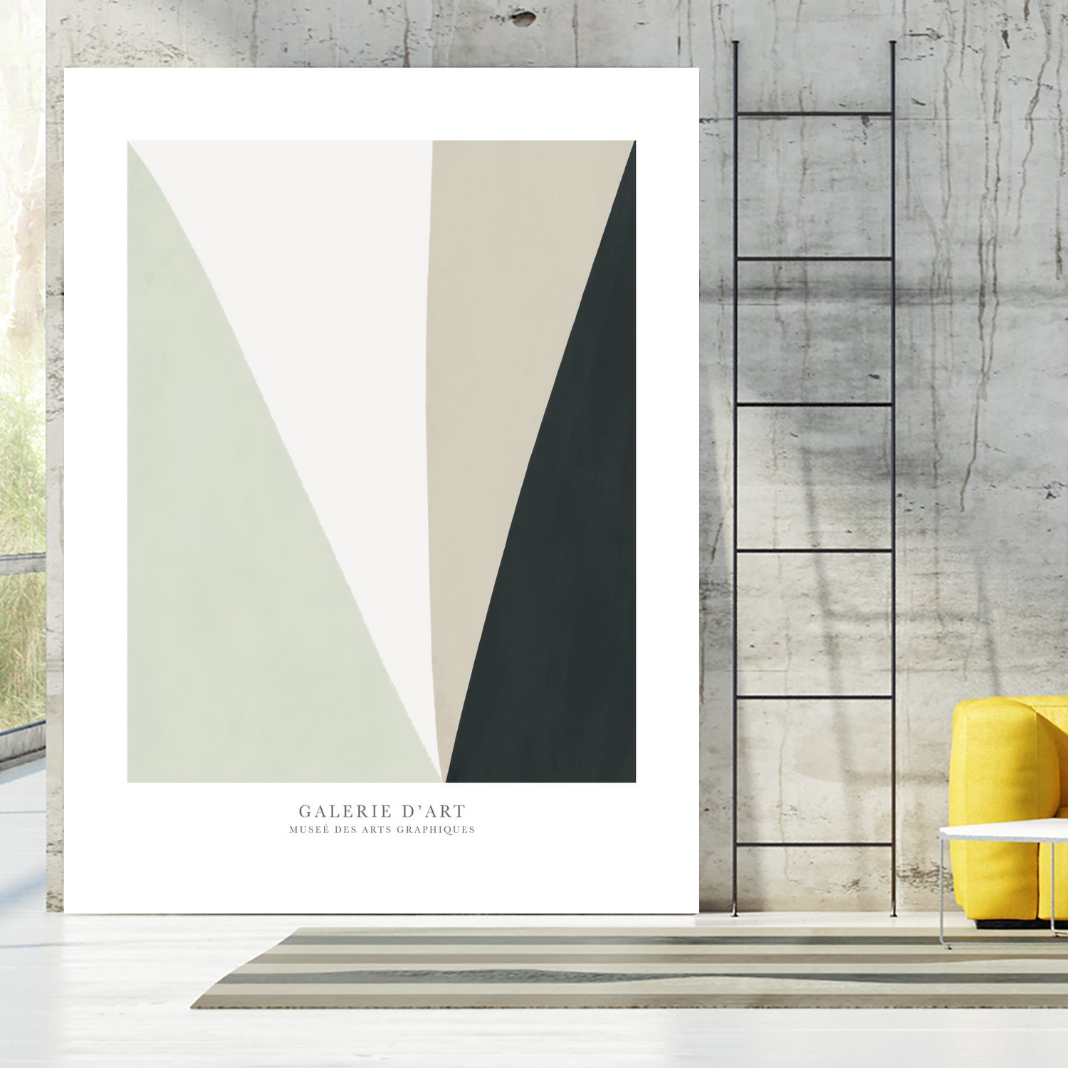 Art Graphique II by M studio on GIANT ART - beige scandinavian