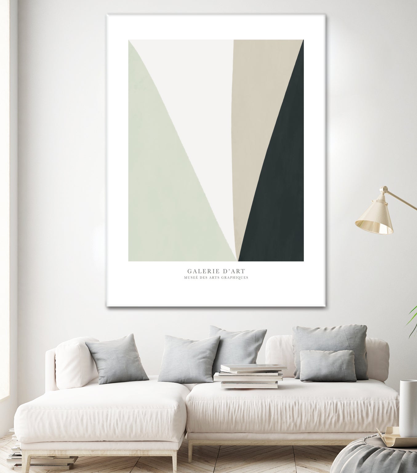 Art Graphique II by M studio on GIANT ART - beige scandinavian