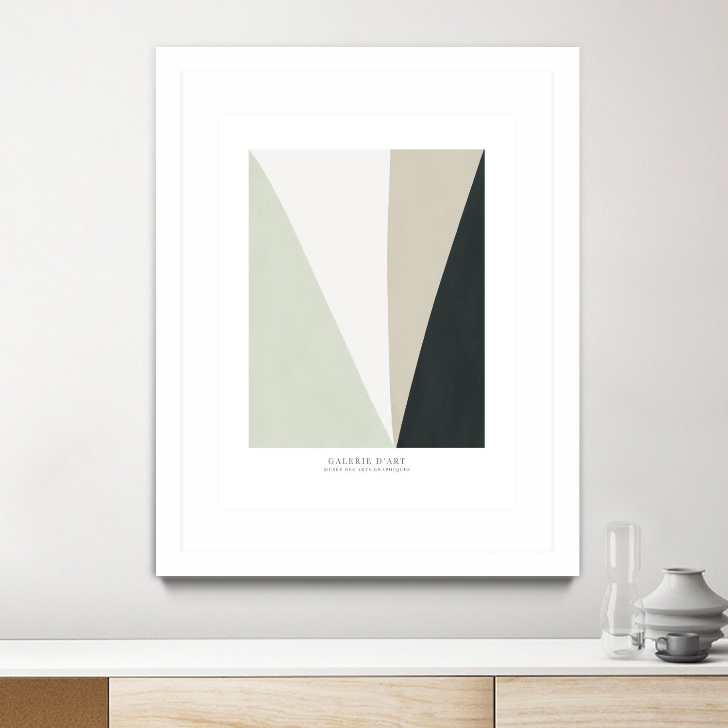 Art Graphique II by M studio on GIANT ART - beige scandinavian