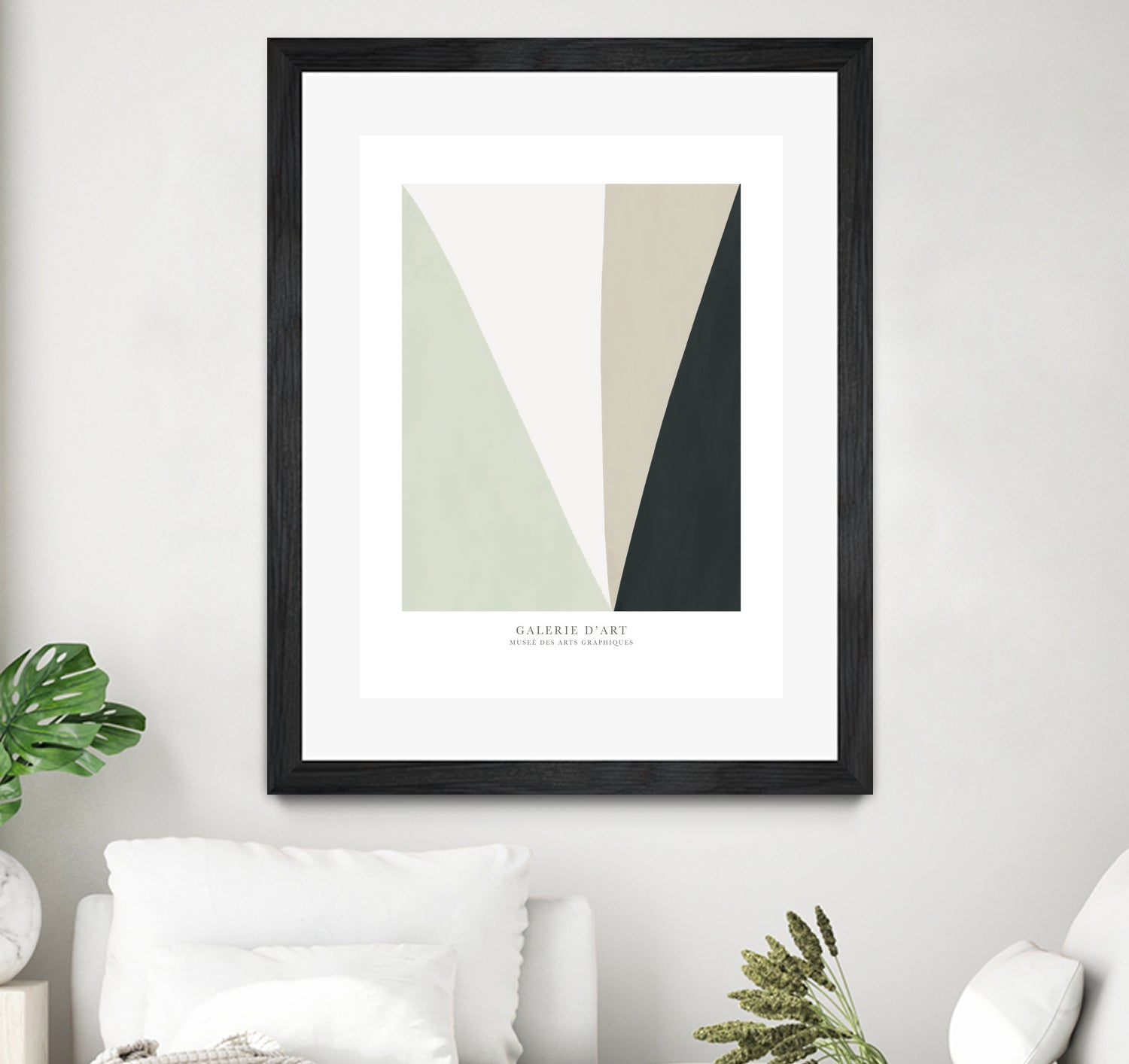 Art Graphique II by M studio on GIANT ART - beige scandinavian