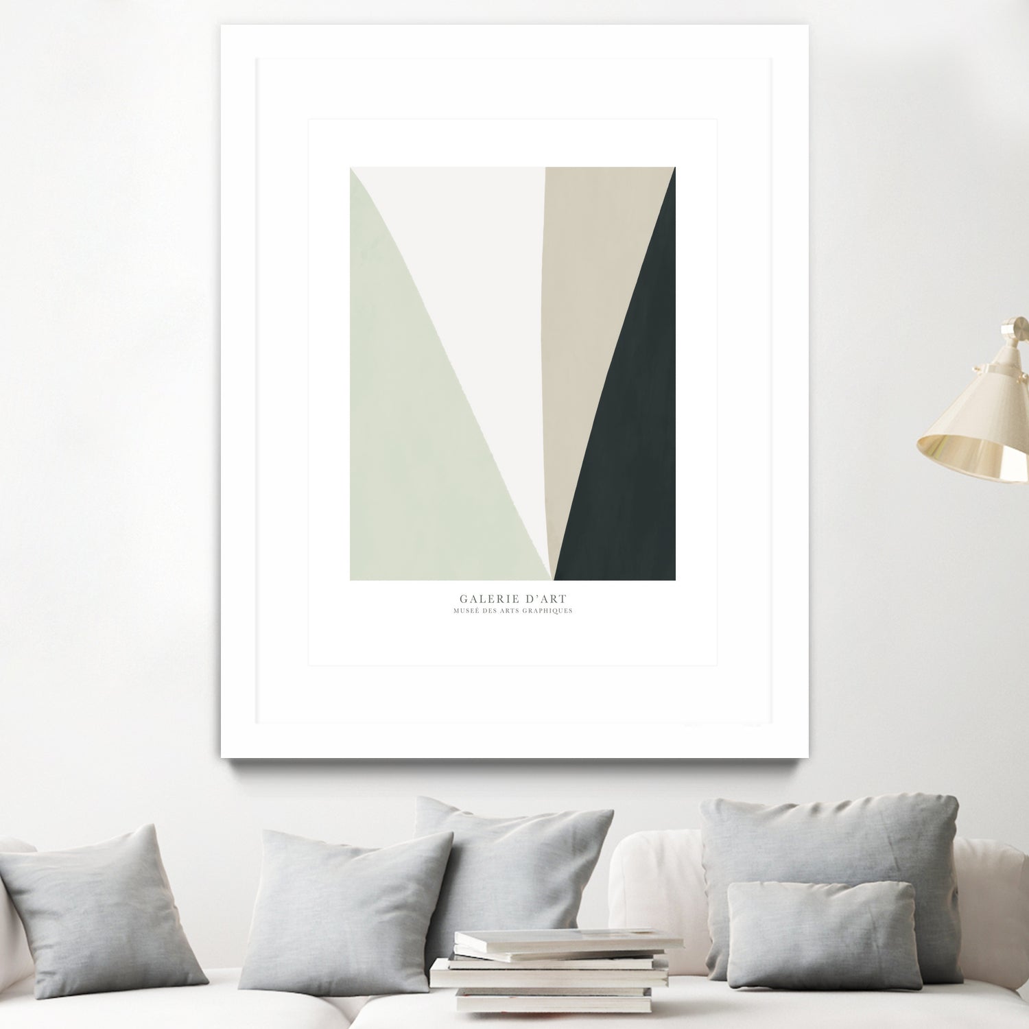 Art Graphique II by M studio on GIANT ART - beige scandinavian